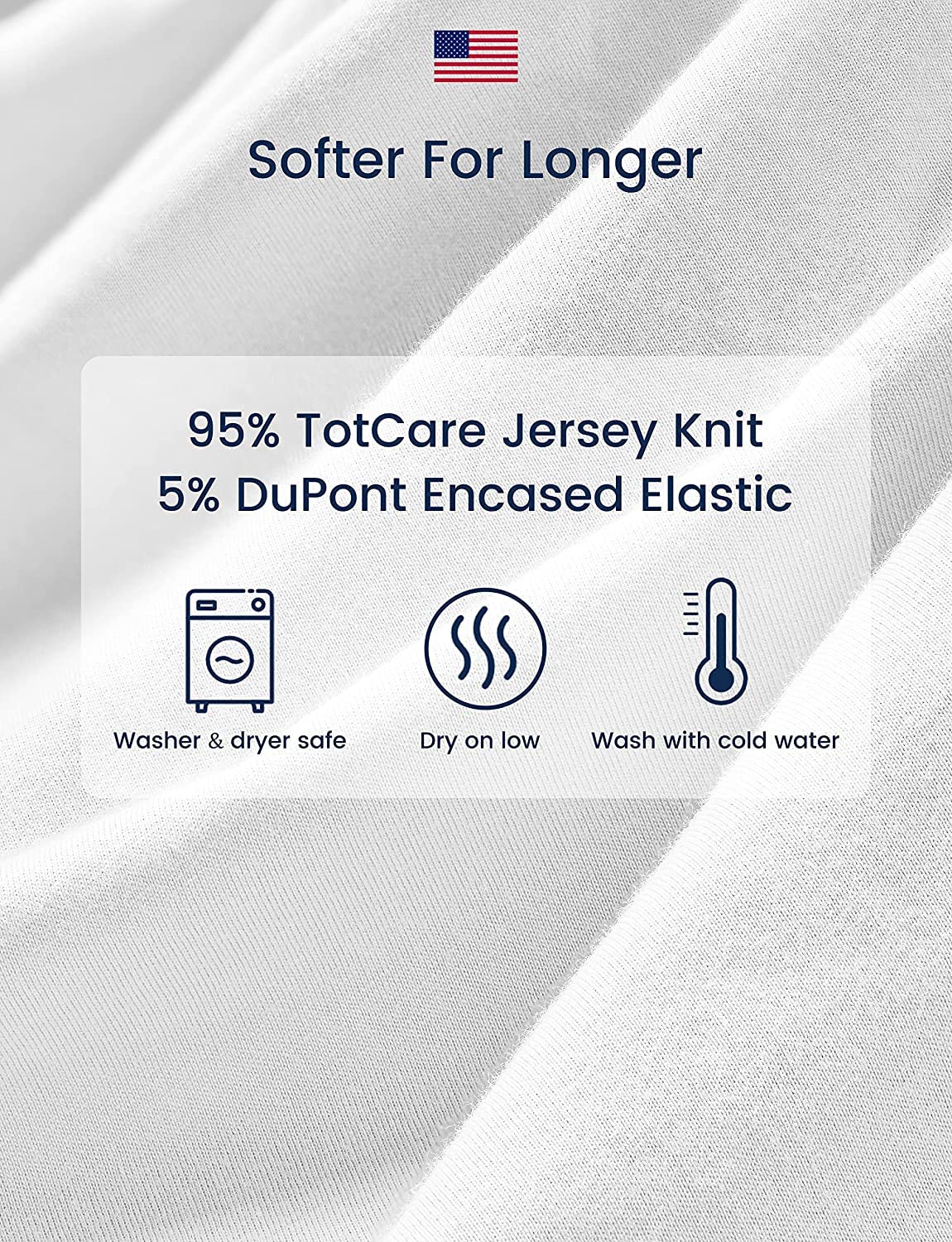 TotAha Premium Stretchy Bassinet Sheets 2-Pack 1