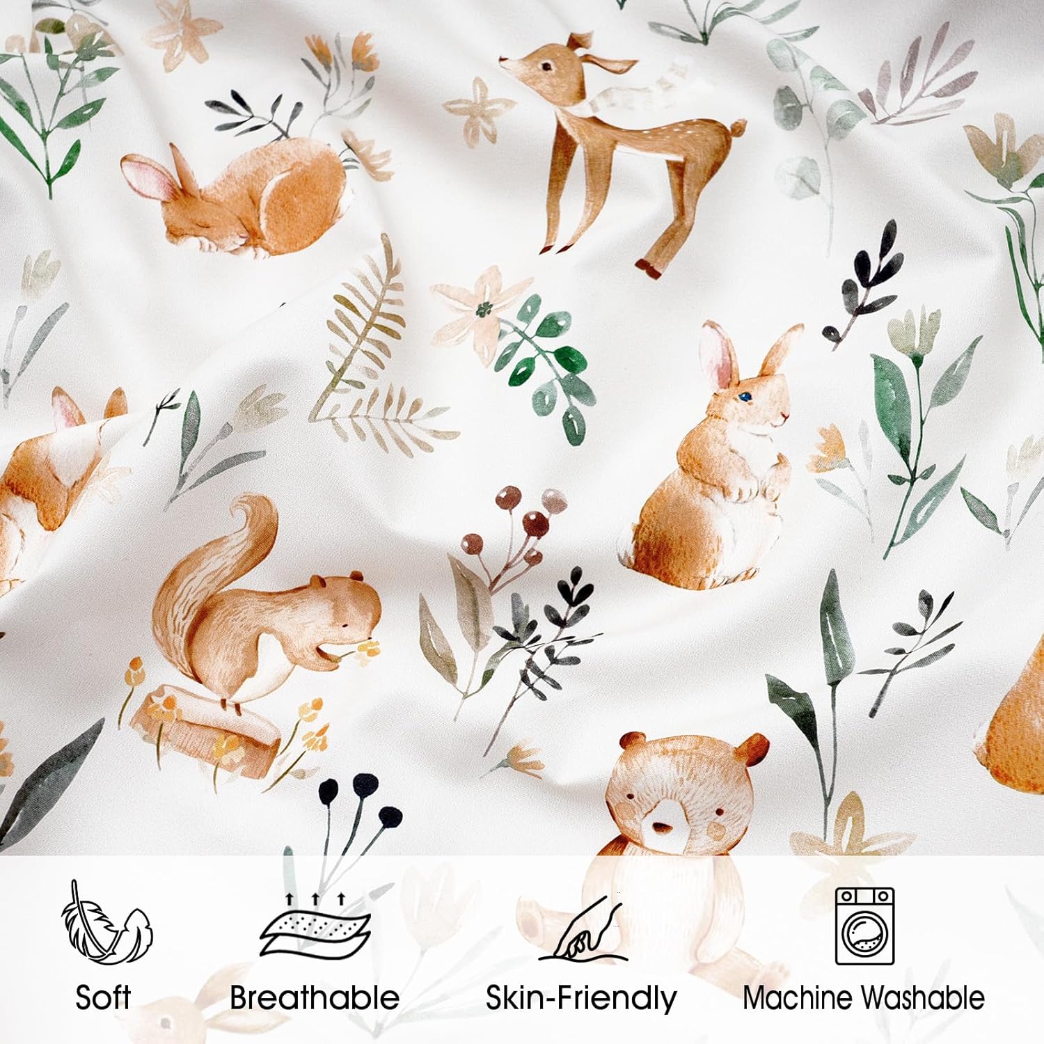 PHF Woodland Bassinet Sheet Set 2 Pack