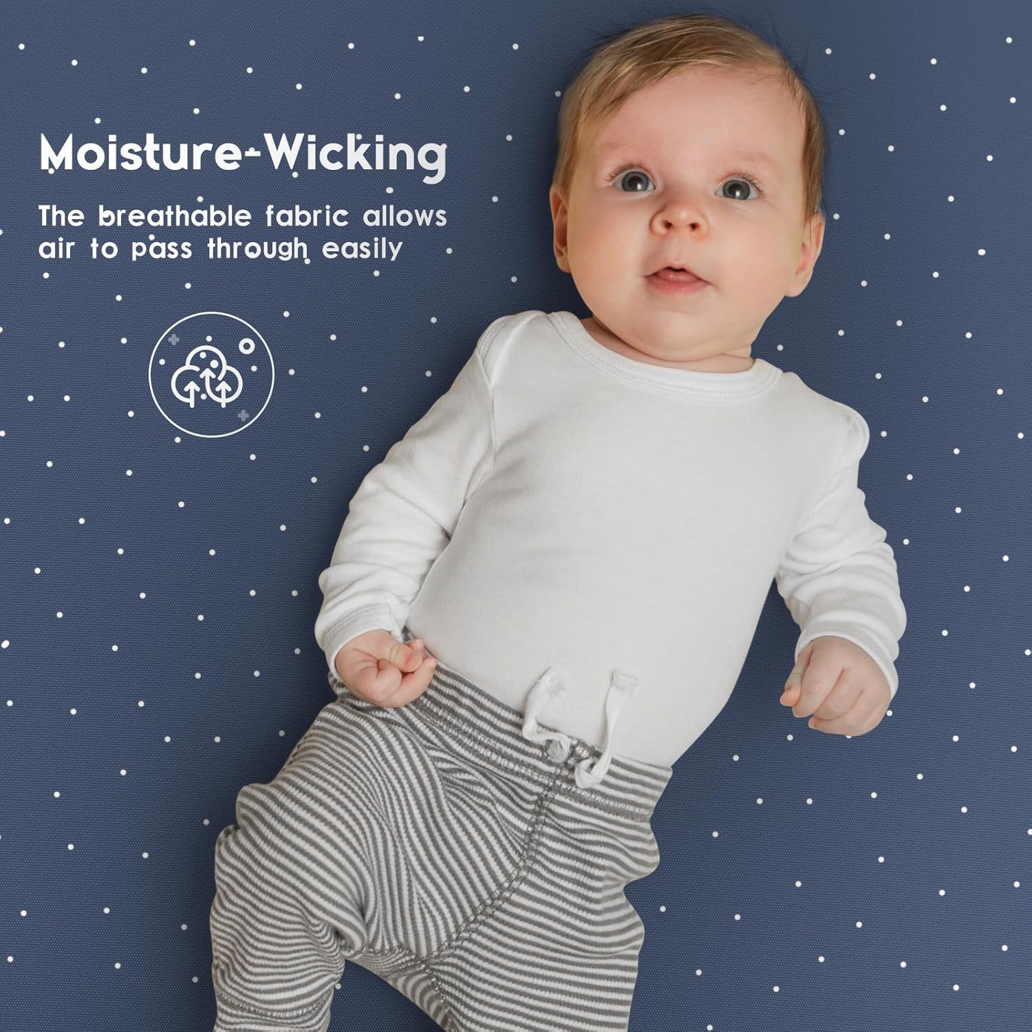 Yoofoss 2 Pack Crib Sheets Panda Design