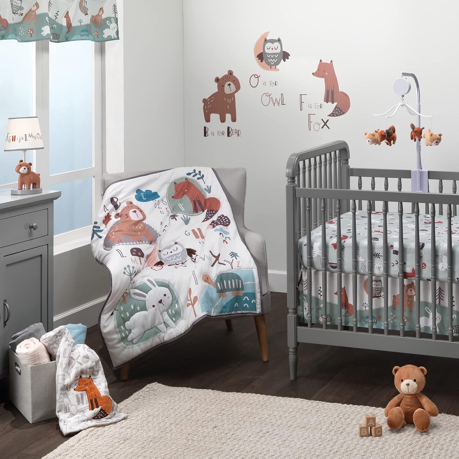 Bedtime Originals Animal Alphabet Crib Bedding Set