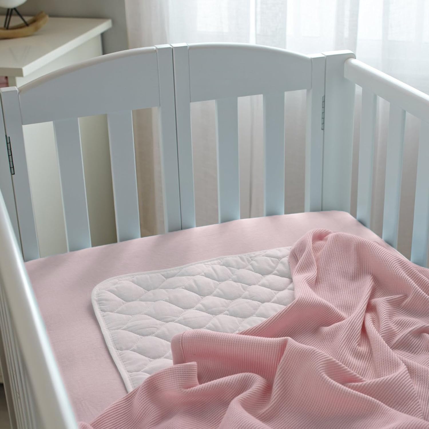 American Baby Company 100 Cotton Mini Crib Sheet 38x24 Baby Pink