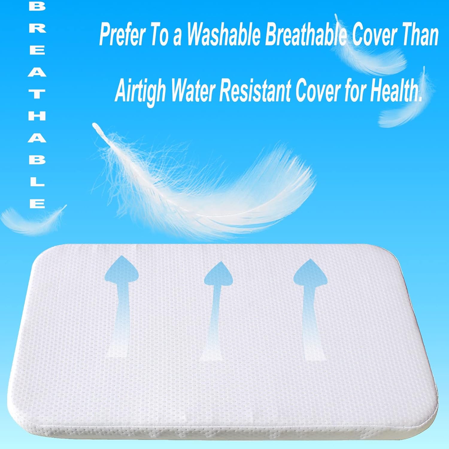 Mecc ecoh Baby Bassinet Mattress with Breathable Cover