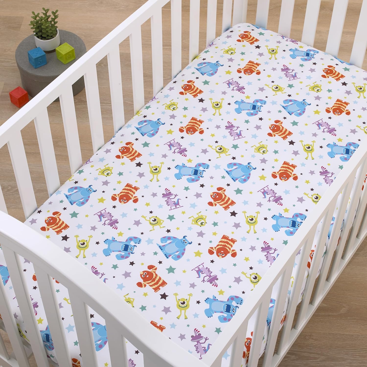 Disney Monsters Inc Super Soft Mini Crib Sheet