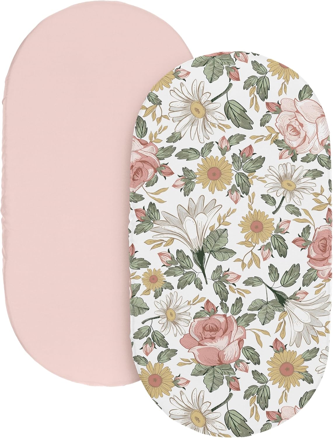 Sweet Jojo Designs Bassinet Sheet Set 2 Pack
