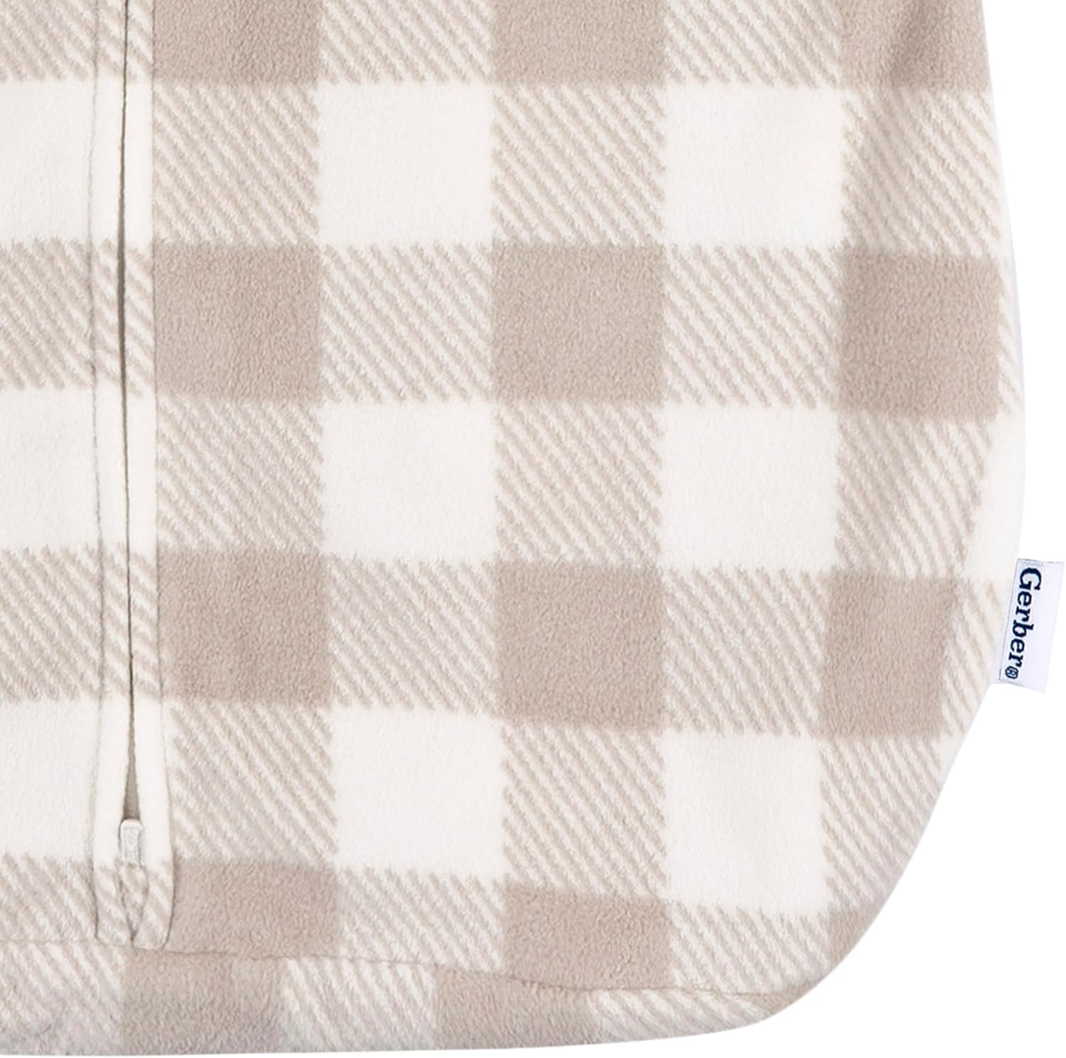 Gerber Unisex Fleece Wearable Blanket with Plaid Design