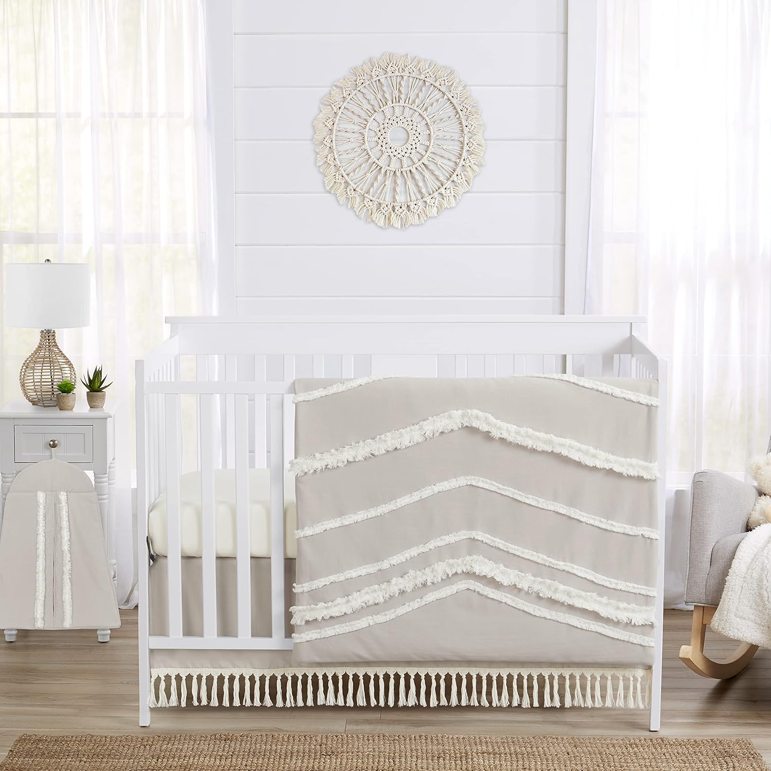 Sweet Jojo Designs 4-Piece Crib Bedding Set - Boho Chic Neutral
