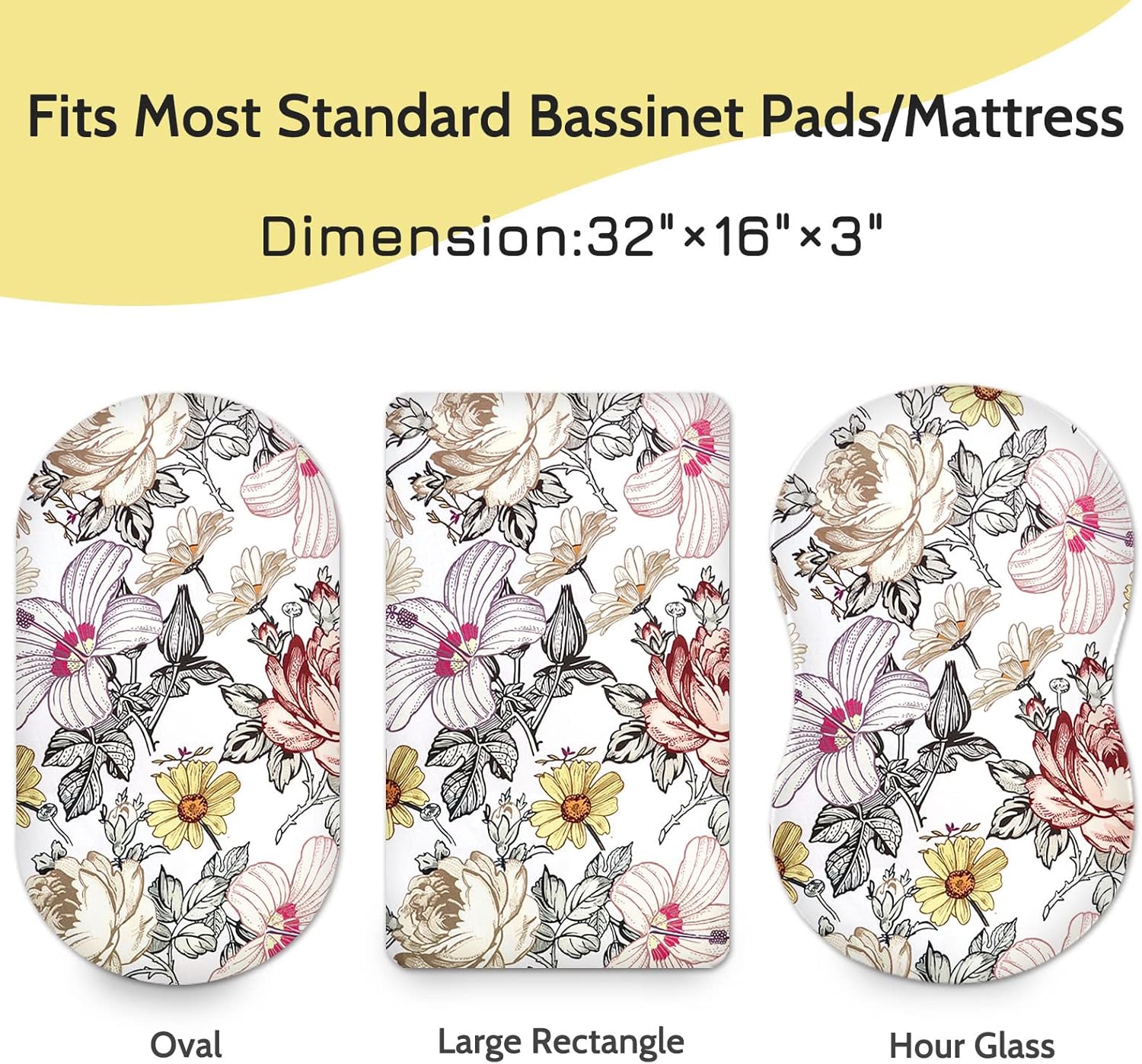 HNHUAMING Bassinet Sheet Jersey Cotton for Baby BoyGirl