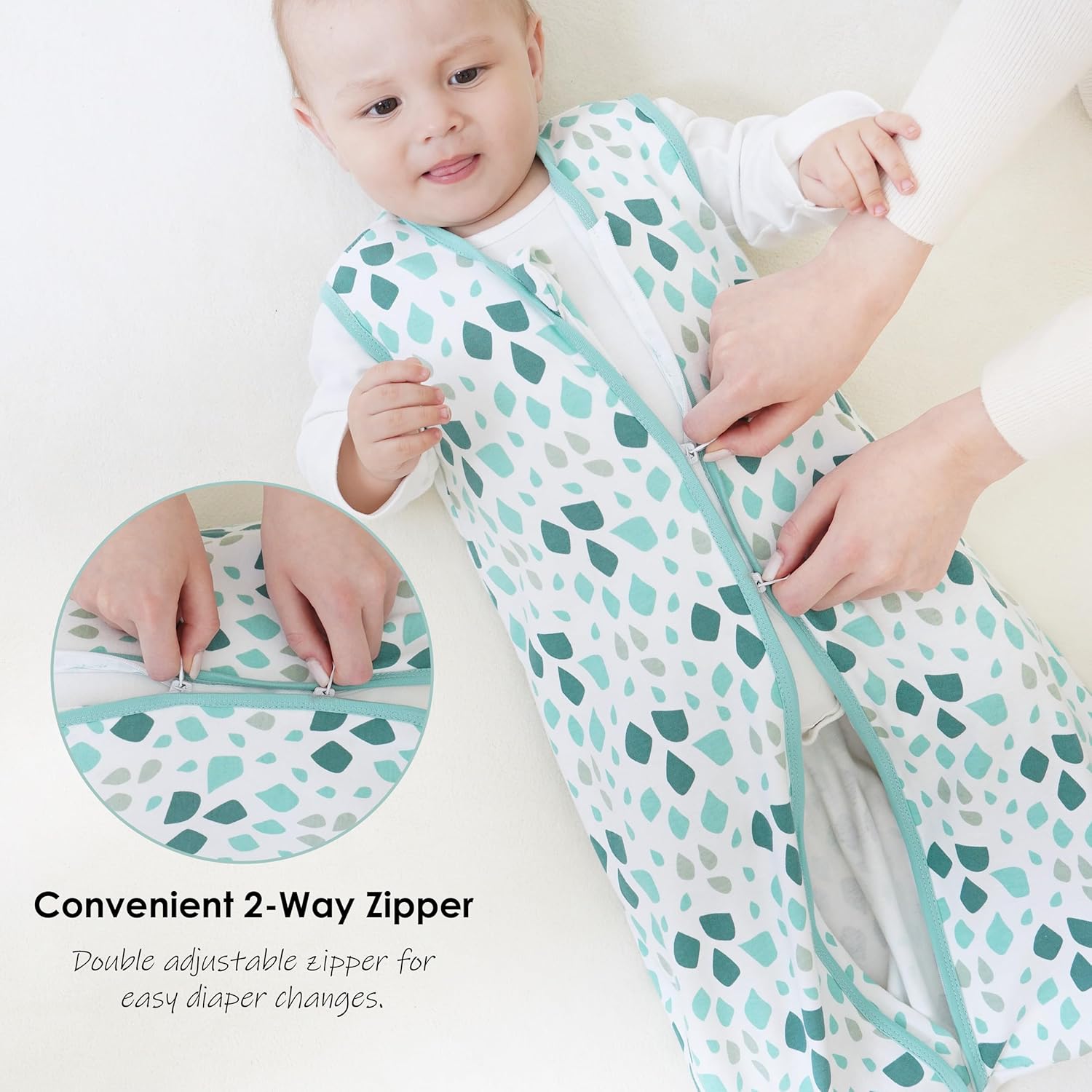 Cute Castle 18-24 Months Sleep Sack 3 Pack Green 1