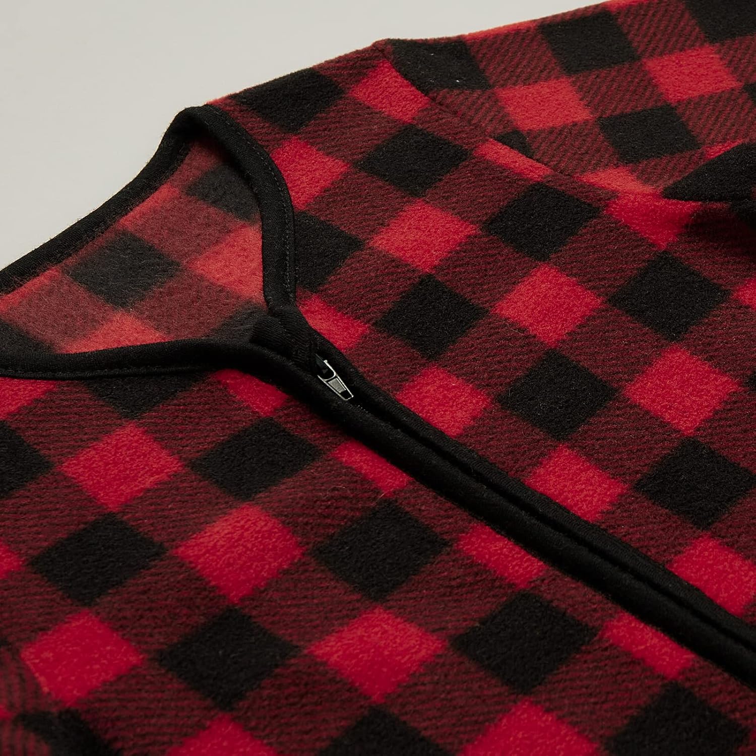 DaysU Micro Fleece Sleep Sack 15 TOG Unisex Buffalo Plaid 0-6 Months