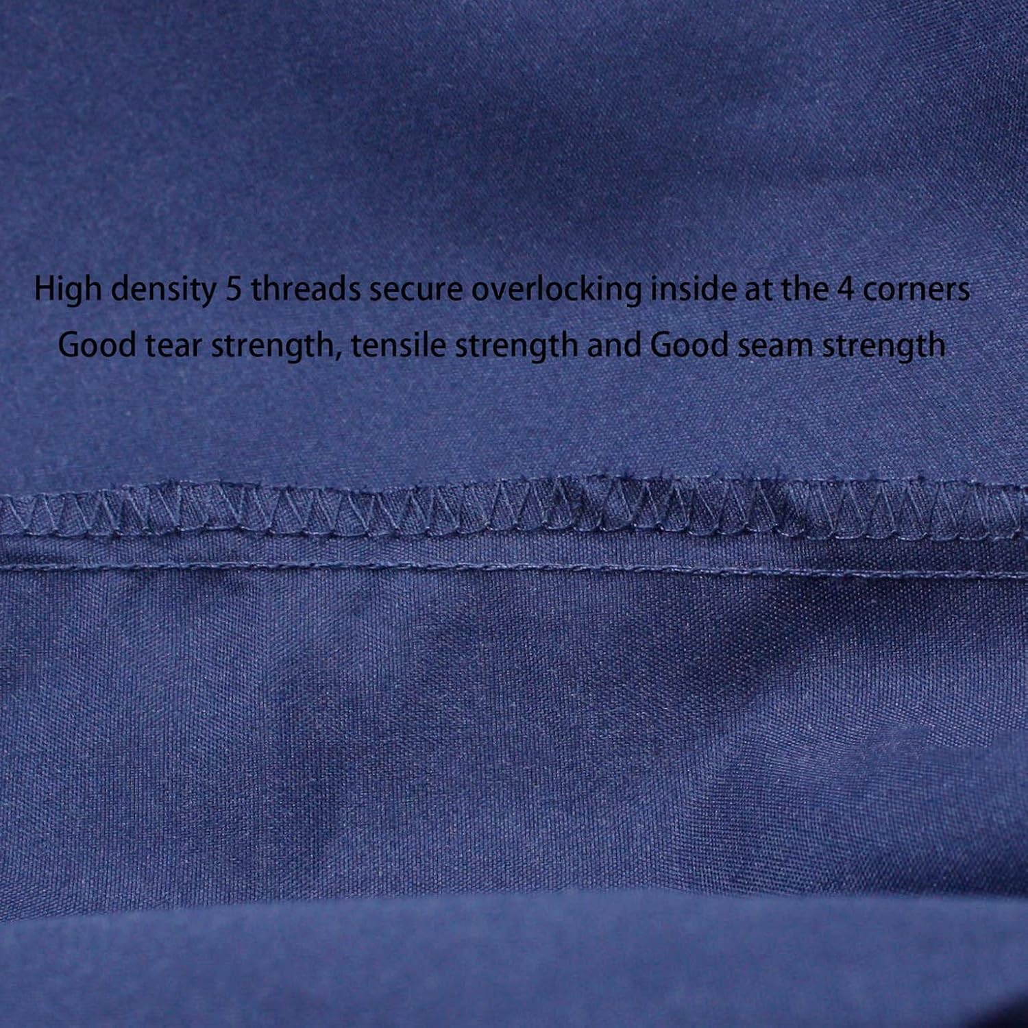 CaSaJa Navy Bassinet Sheet Set 3 Pack