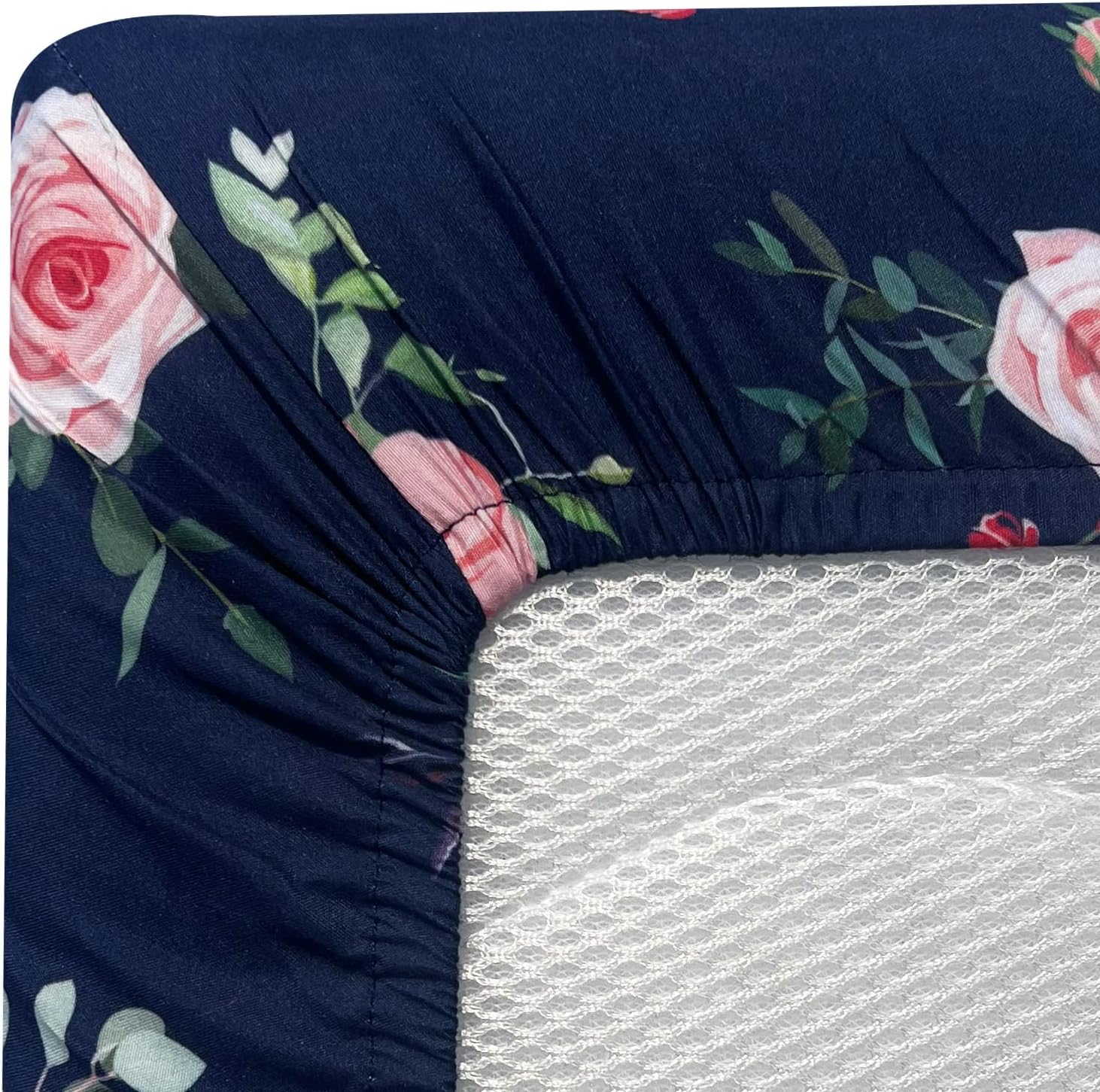 AMROSE 3 Pack Heavenly Soft Bassinet Sheets for Baby Girls 1