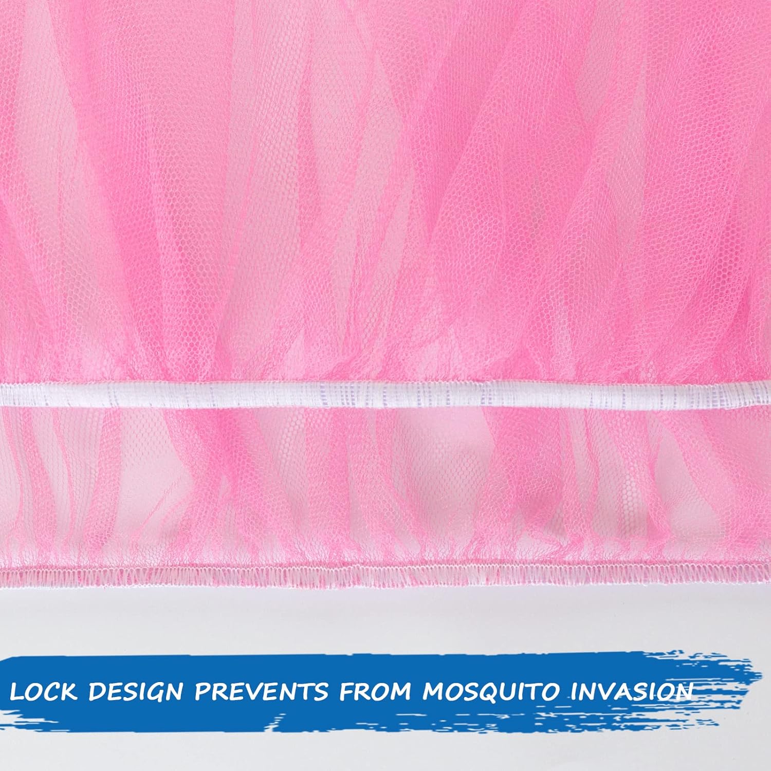 Coldwind Pink Mosquito Net for Strollers