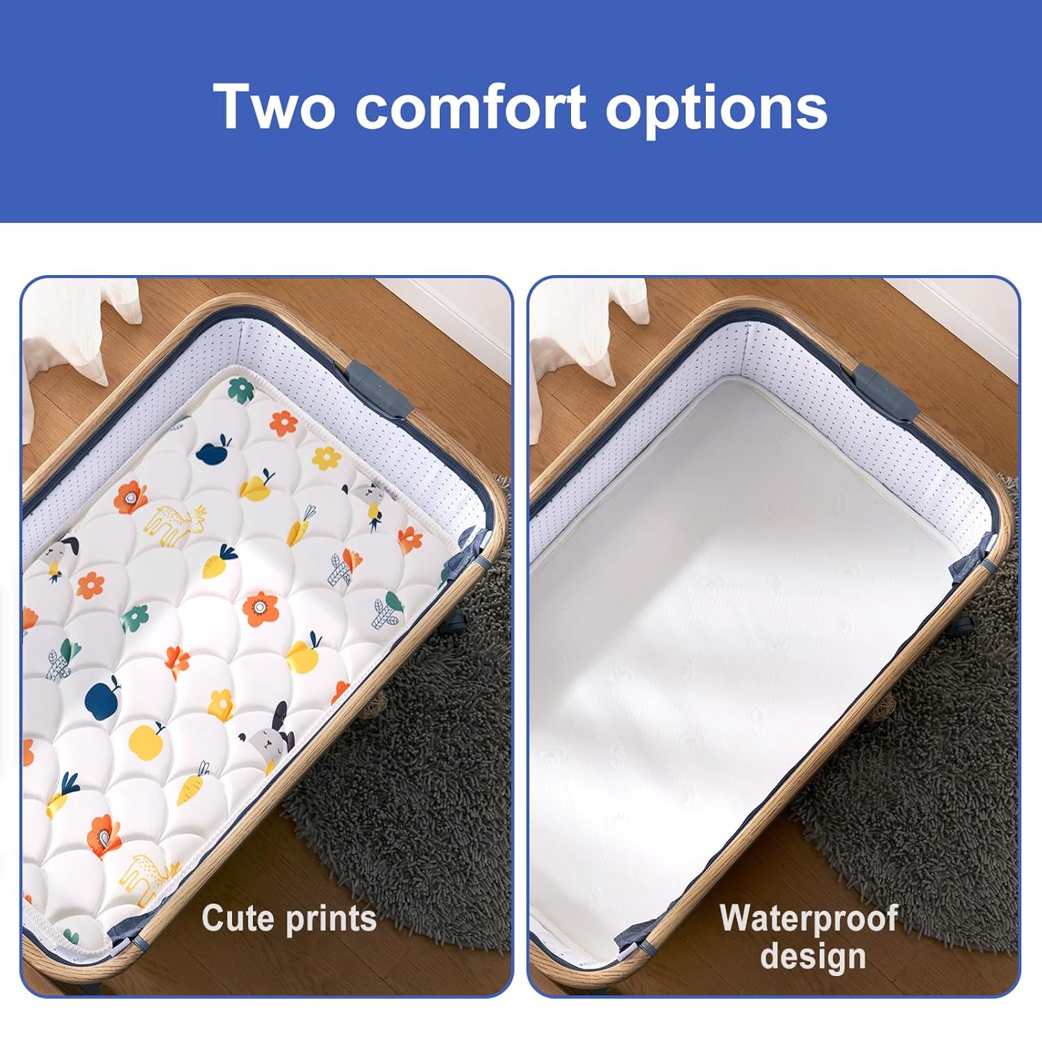 VIVIDVIBEBEARPAS Baby Bassinet Mattress 47x236 Inches