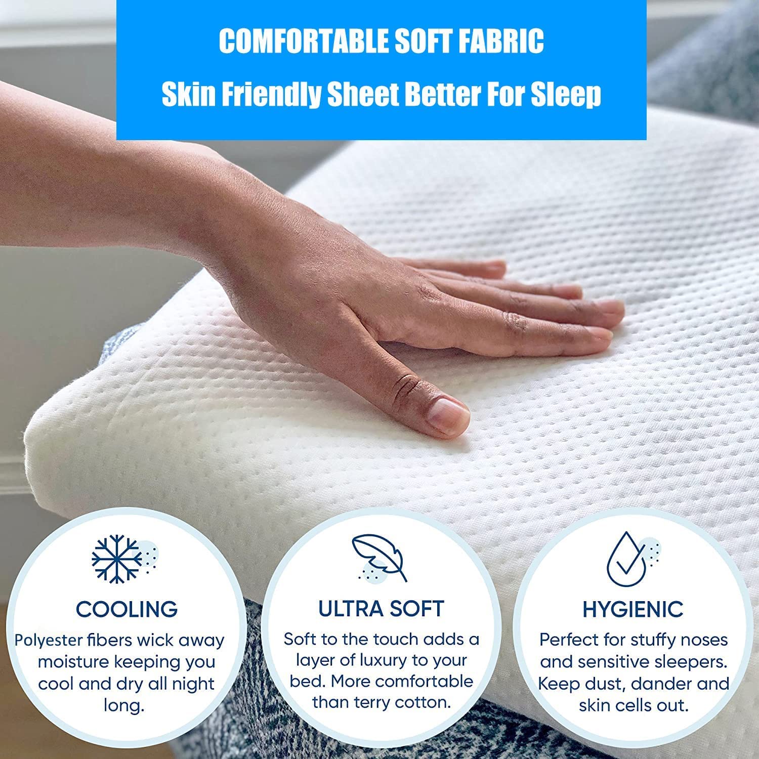 Mecc ecoh Baby Bassinet Mattress with Breathable Cover