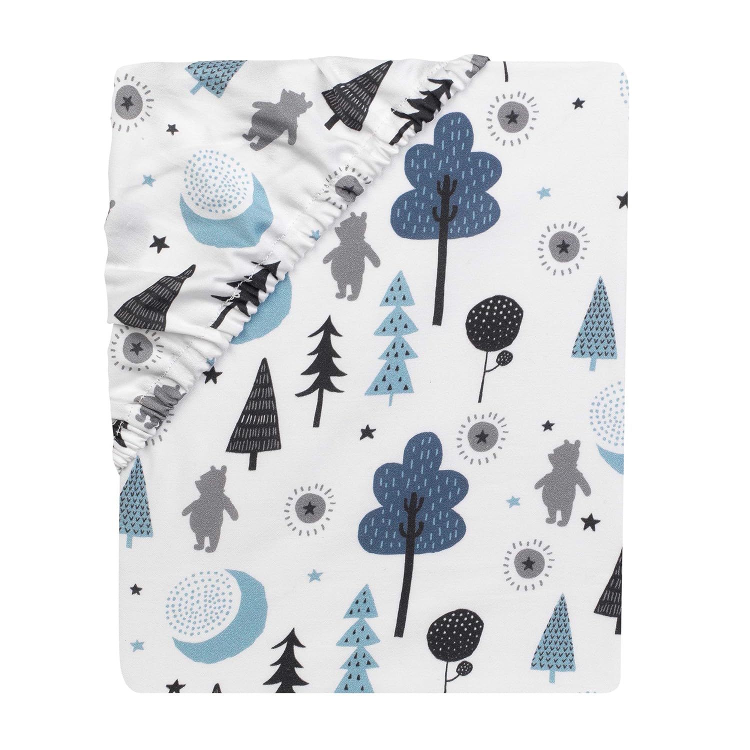 Lambs Ivy Forever Pooh Crib Bedding Set Blue