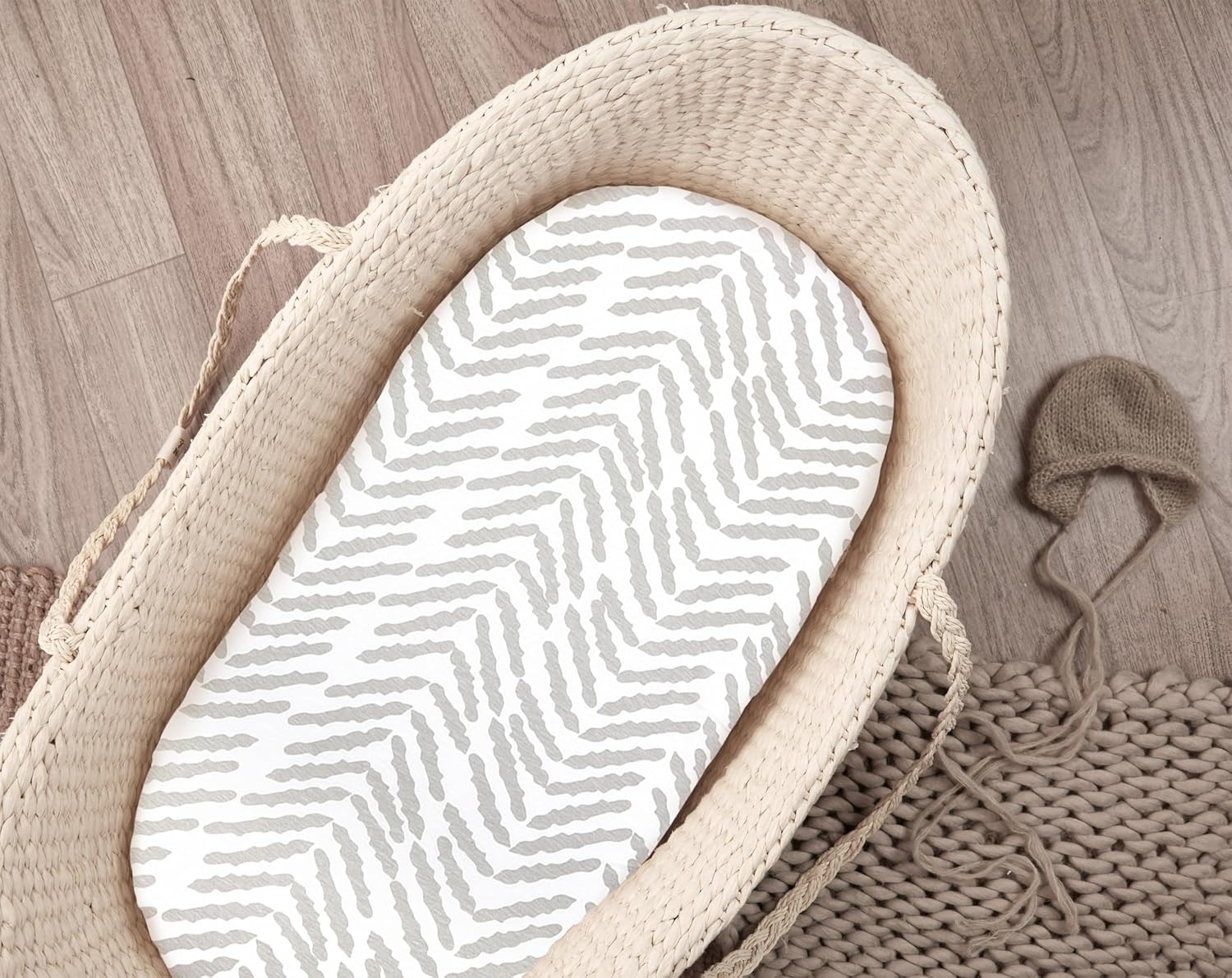 Bublo Baby 3-Pack Organic Bassinet Sheets 1