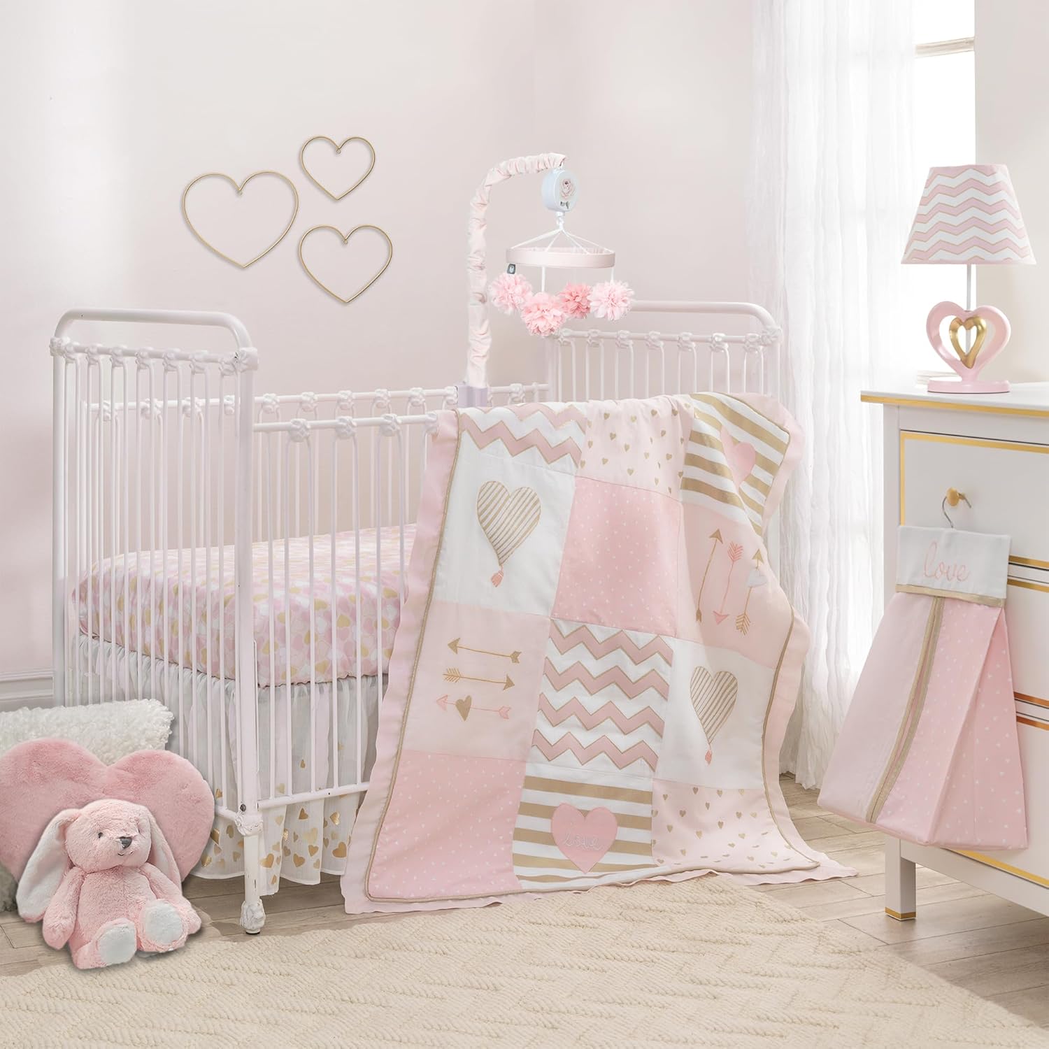 Lambs Ivy Baby Love 4 Piece Crib Bedding Set 1