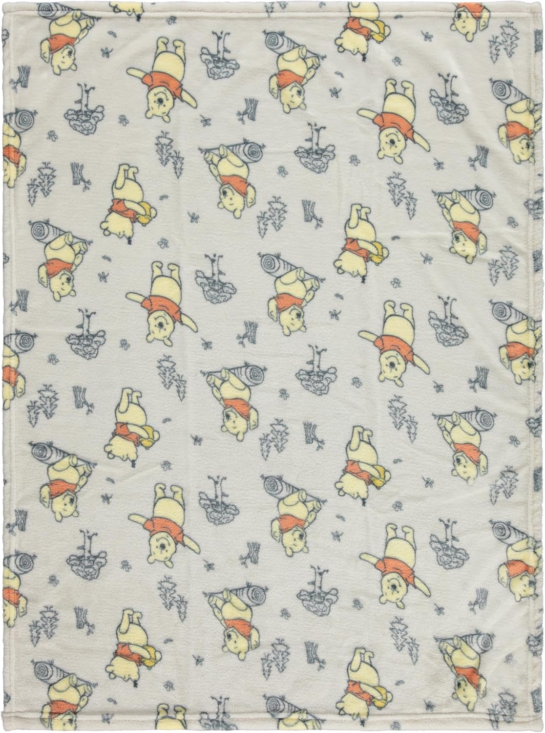 Disney Characters Flannel Fleece Baby Blanket - Soft Cozy 30x40 Inches