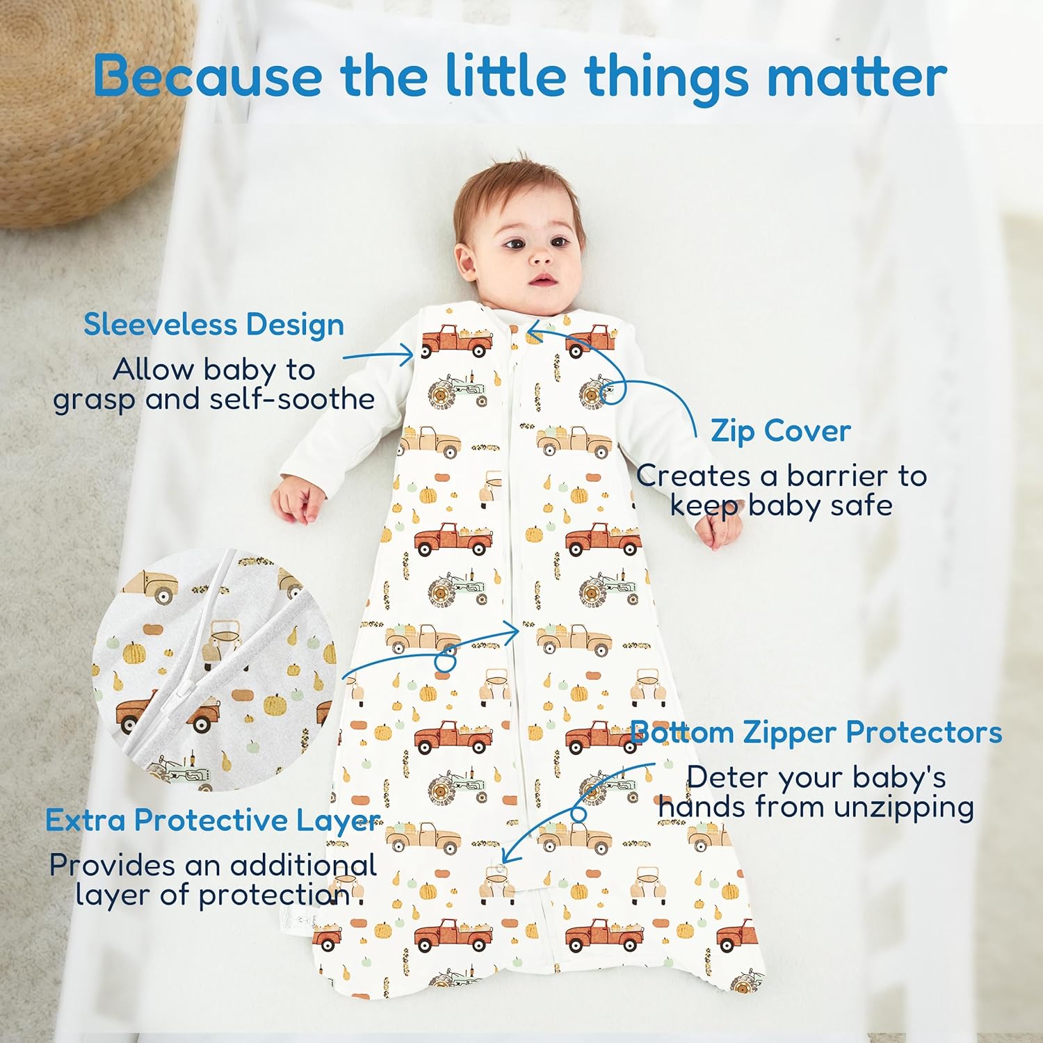 TotAha 05 TOG Sleep Sack 3-Pack for 6-12-15 Months