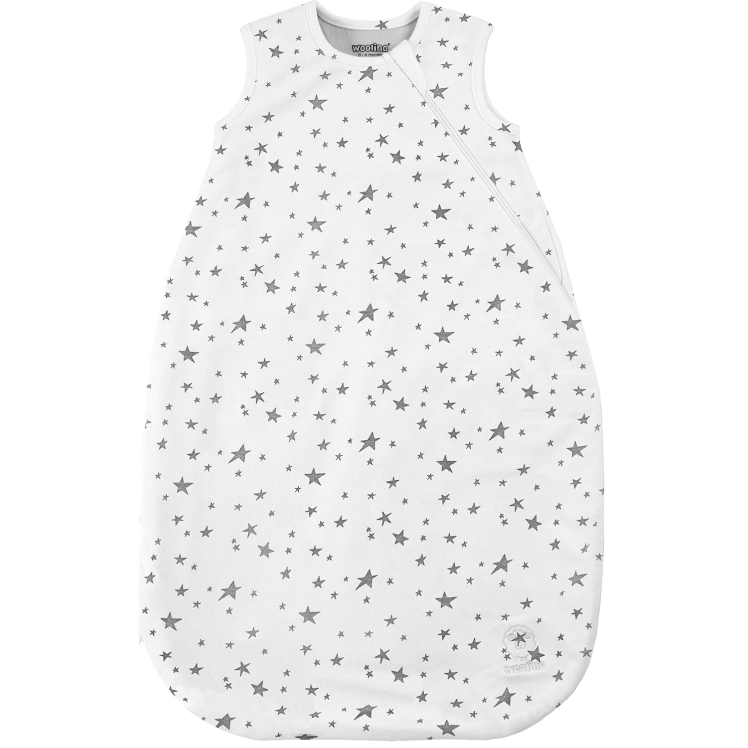 Woolino Merino Wool Sleep Bag for Baby - 6-18 Months - Stars Design