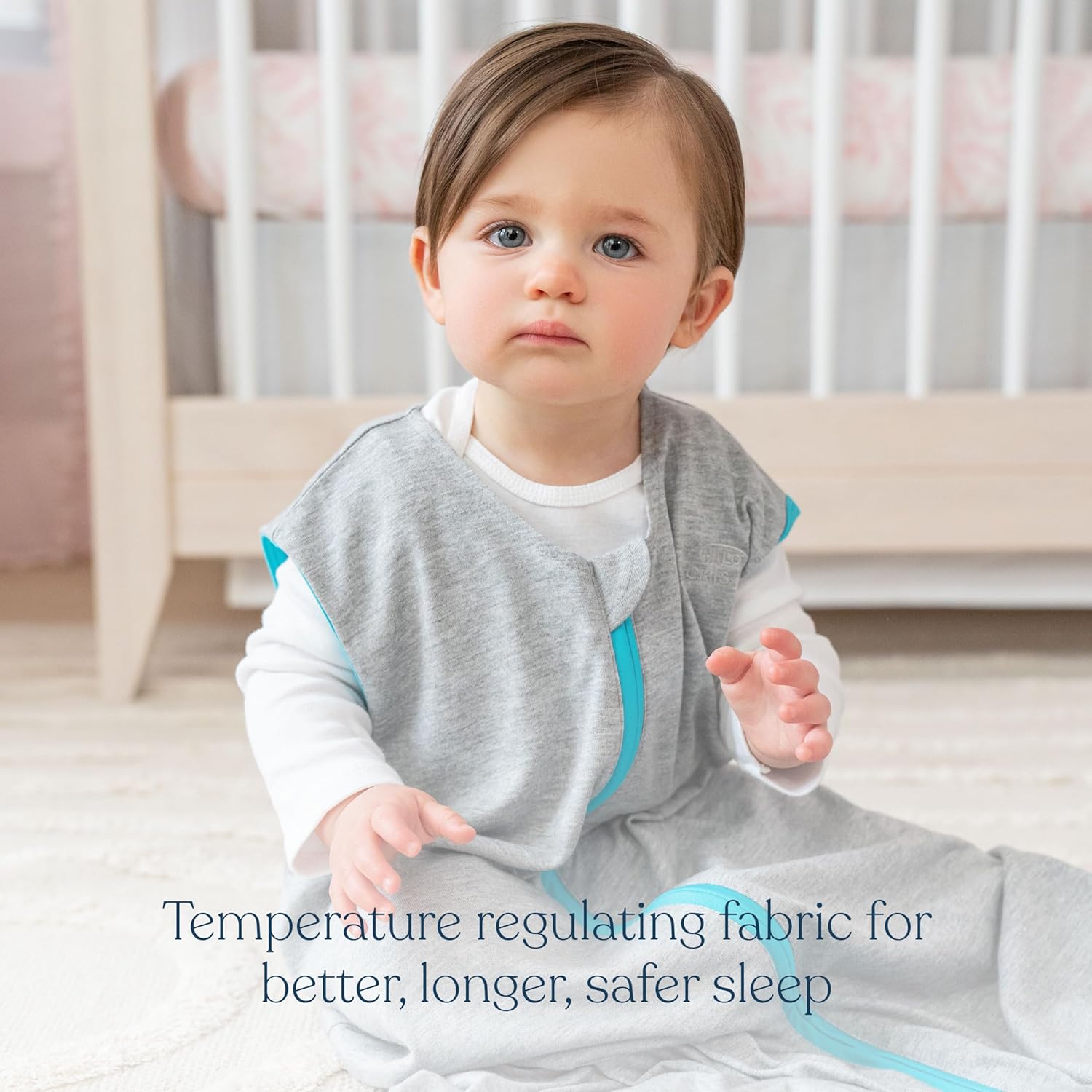 HALO SleepSack Ideal Temp TOG 10 OatmealPink Large 1