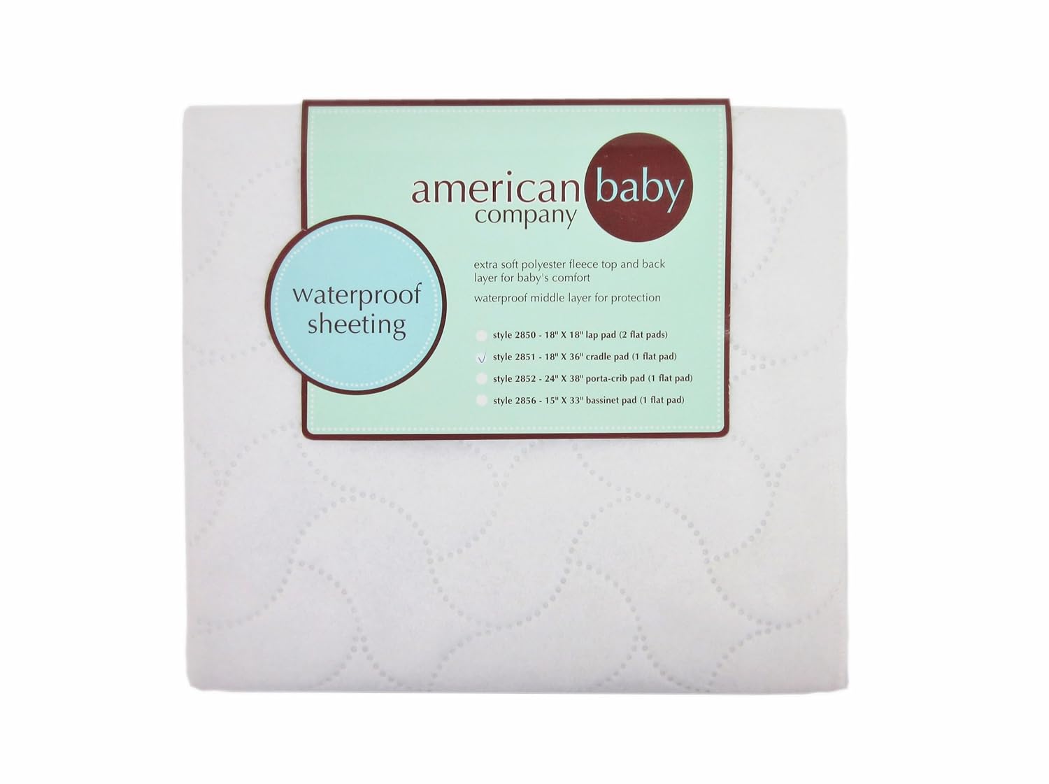 American Baby Company Reusable Cradle Mattress Pad Protector