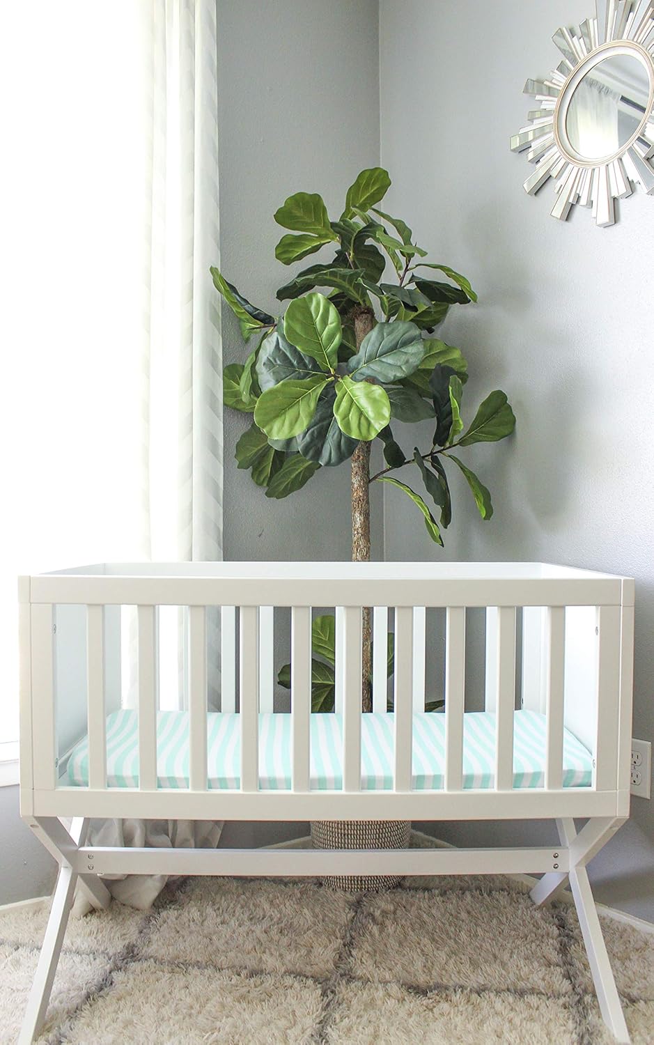 3 Fitted Bassinet Sheets Mint Set - Gender Neutral