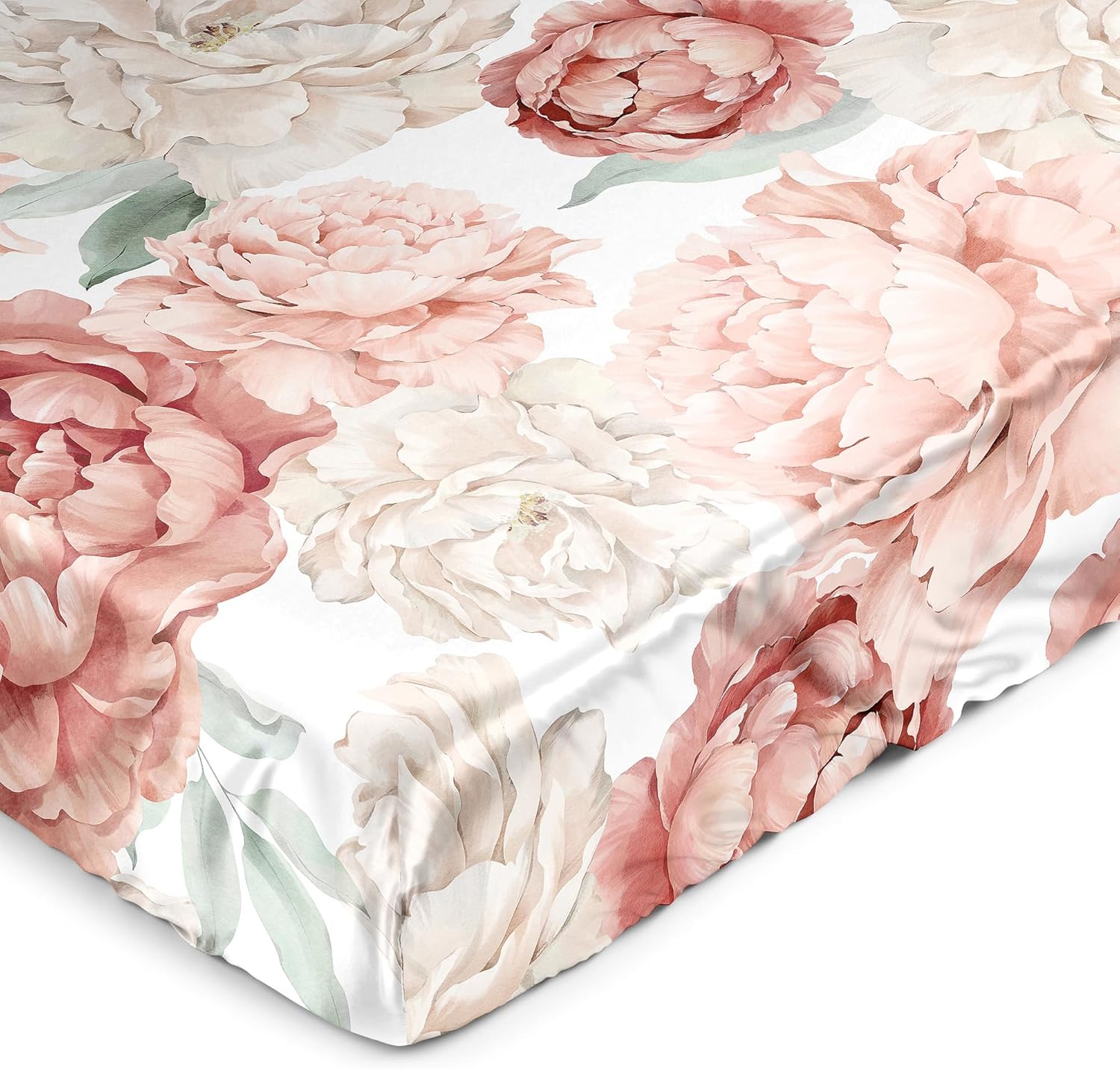 Sweet Jojo Designs Blush Pink Satin Crib Sheet