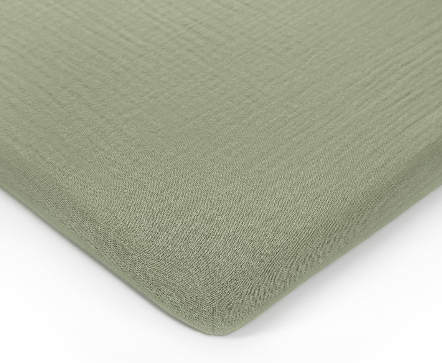 Comfy Cubs Muslin Bassinet Sheet - Soft Cotton Breathable Secure