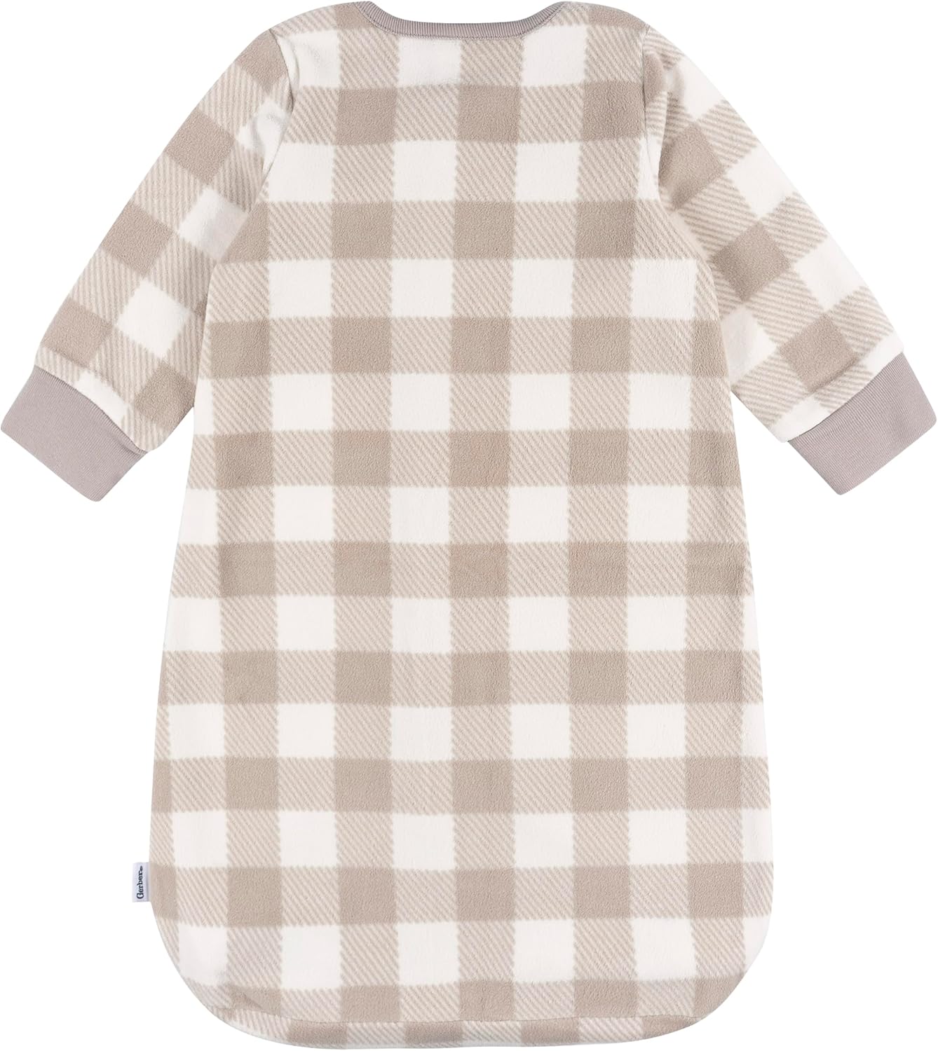 Gerber Unisex Fleece Wearable Blanket with Plaid Design