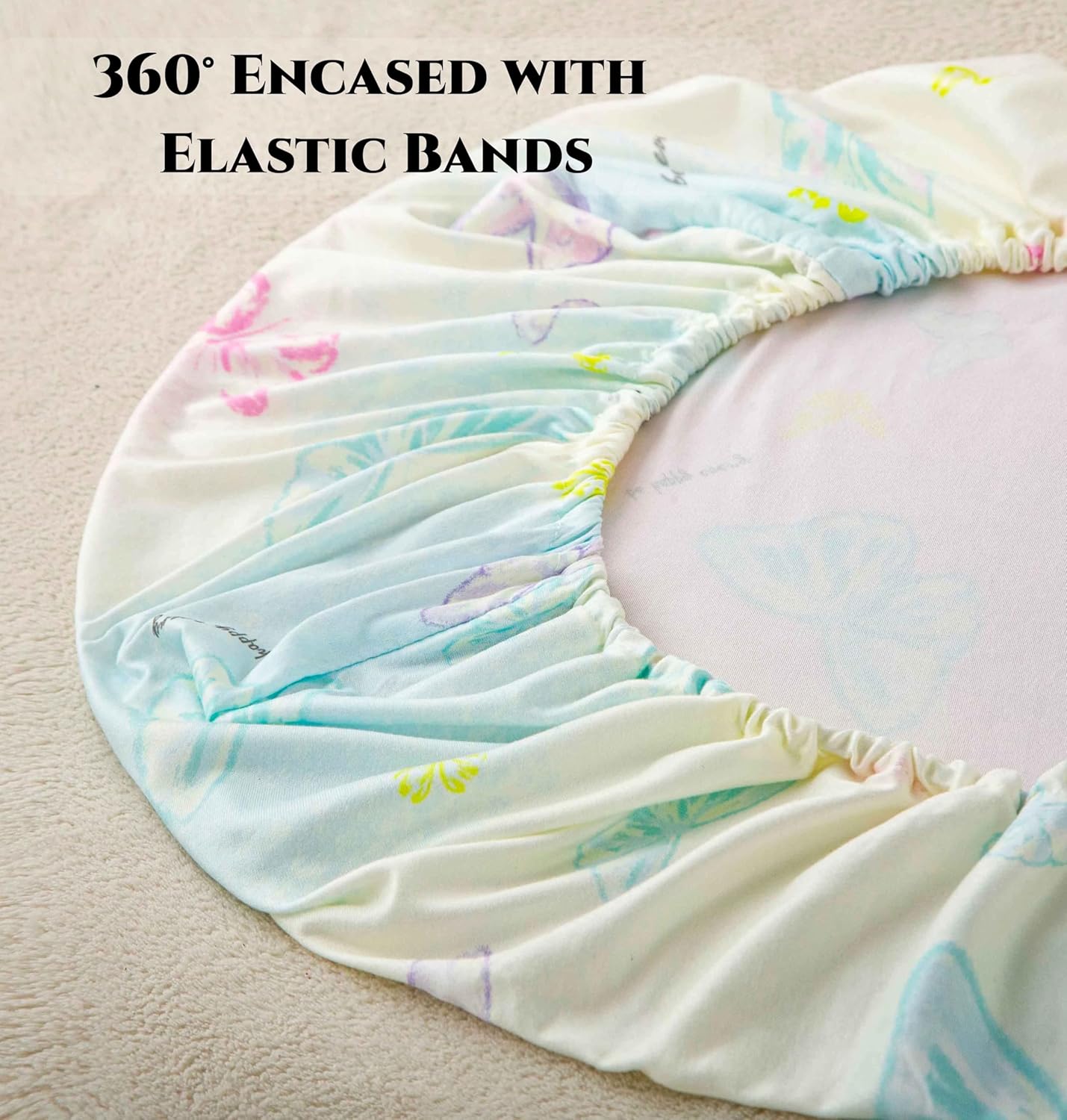 SDY Butterfly Bassinet Sheets Set of 2