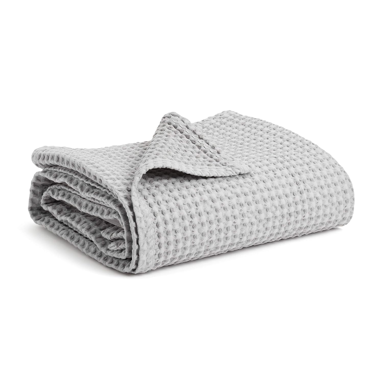 Simka Rose Waffle Cotton Baby Blanket - Soft and Breathable for Newborns
