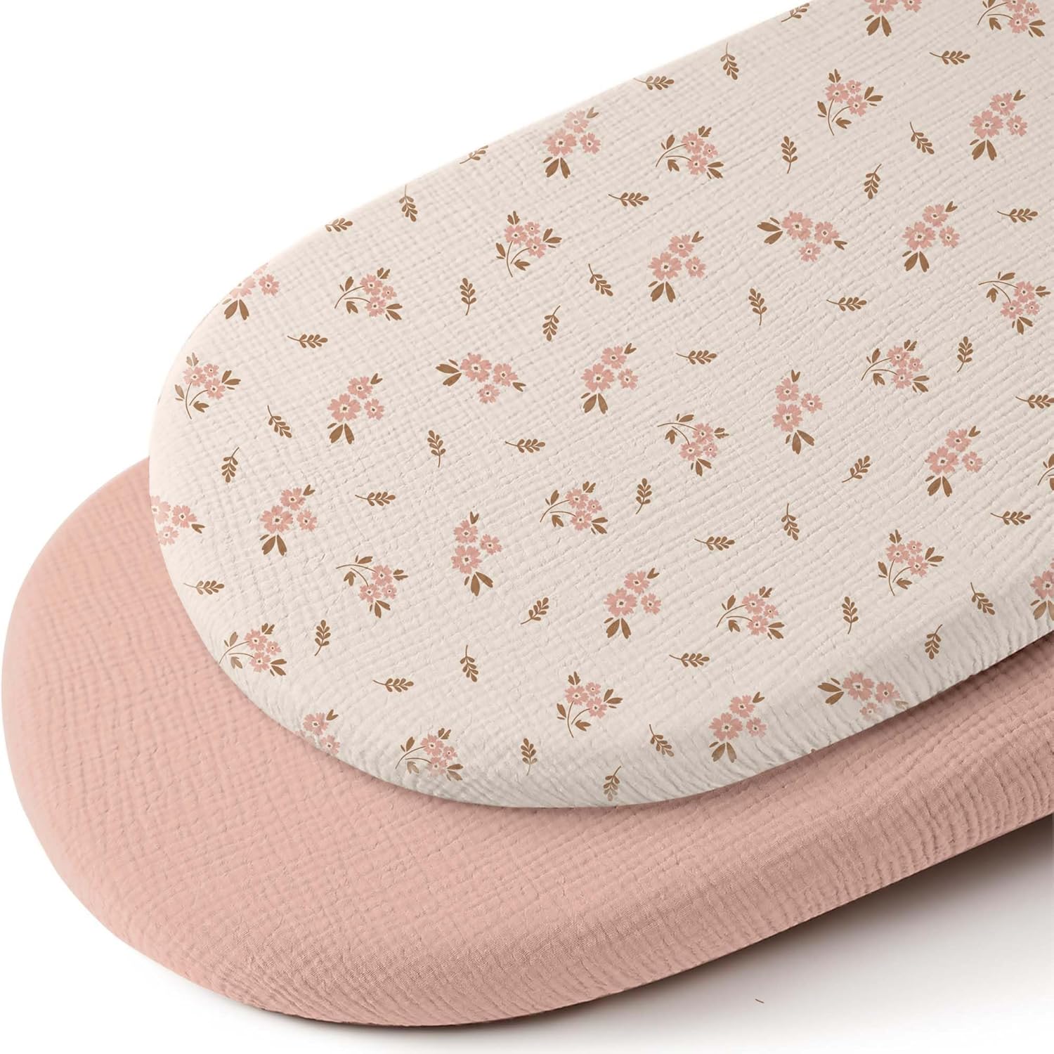 Mi Flor Muslin Bassinet Sheets 2 Pack