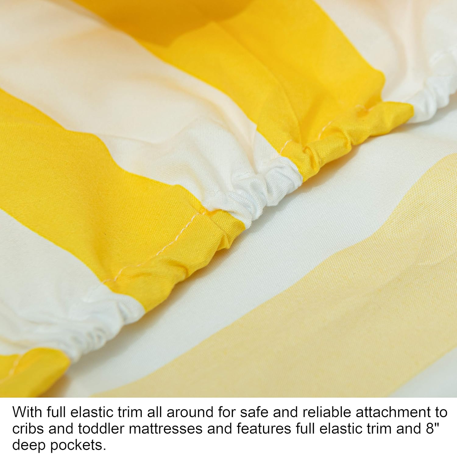 NTBAY Toddler Sheet Set - 3-Piece Microfiber Crib Set