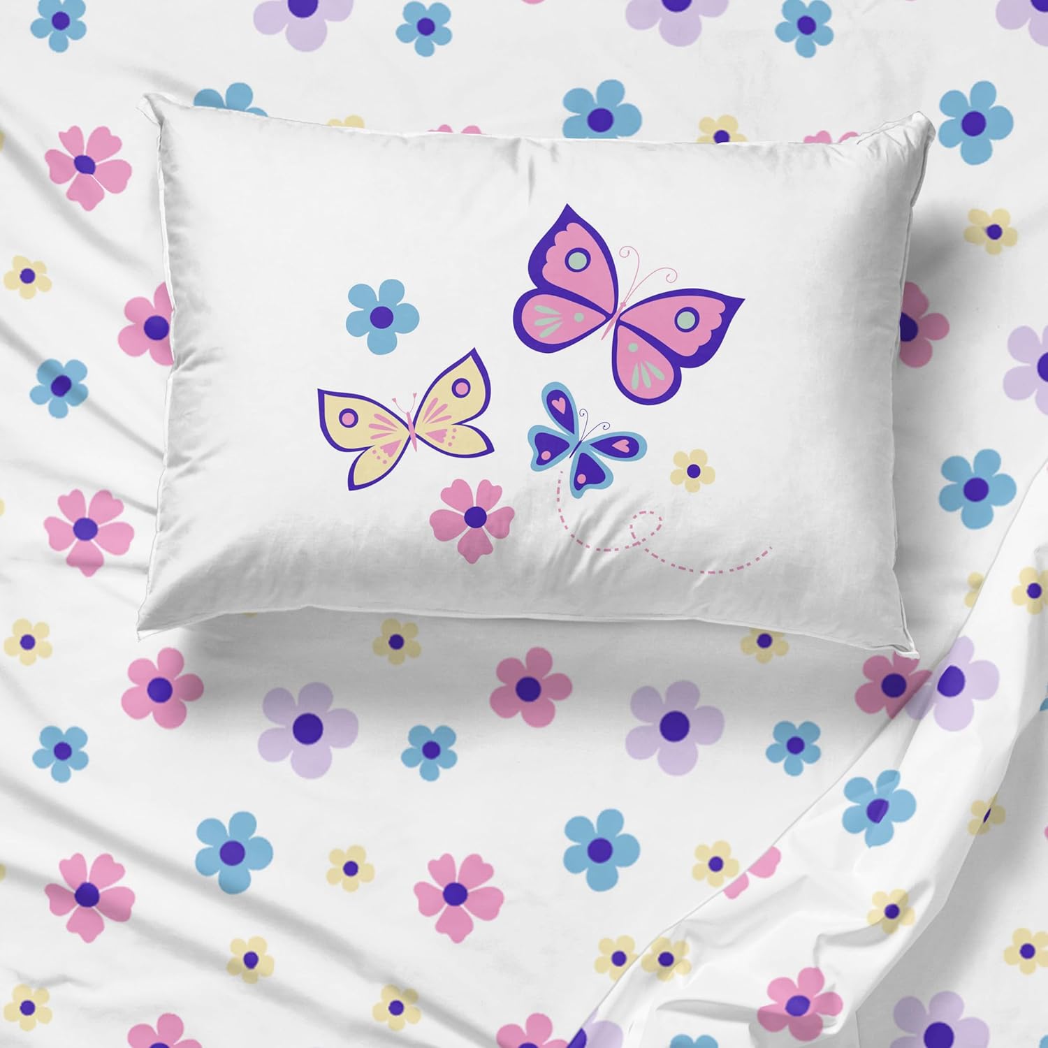 Sunny Side Up Flutter Toddler Sheet Set - 3 Piece