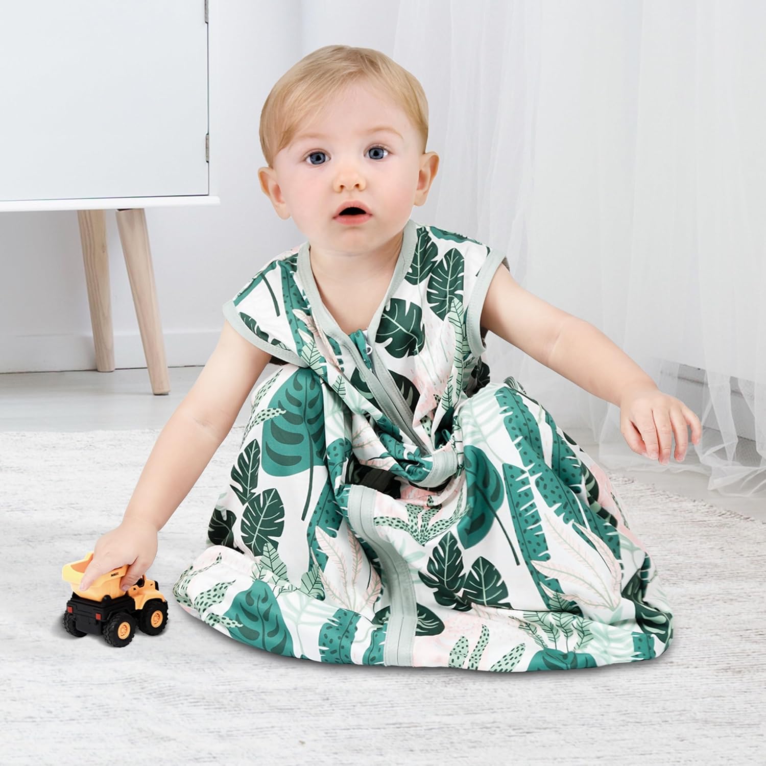 3 Pack Baby Sleep Sack 0-6 Months Rayon Cotton