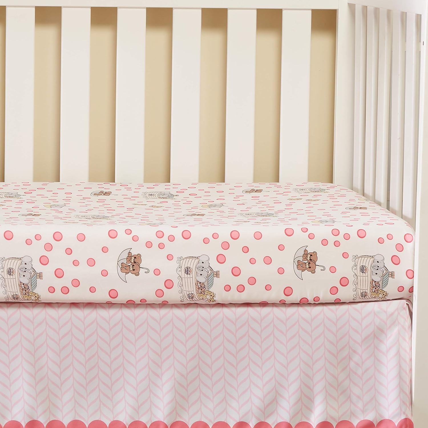 EVERYDAY KIDS Noahs Ark Crib Bedding Set