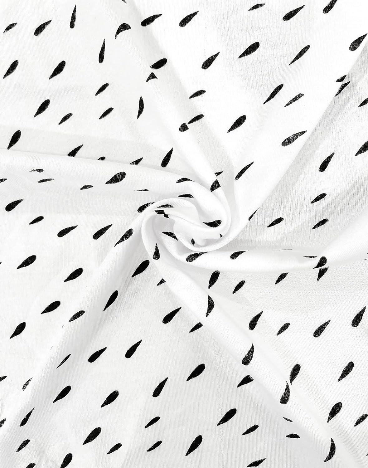 3 Fitted Bassinet Sheets Black White Set - OEKO-TEX Cotton 1