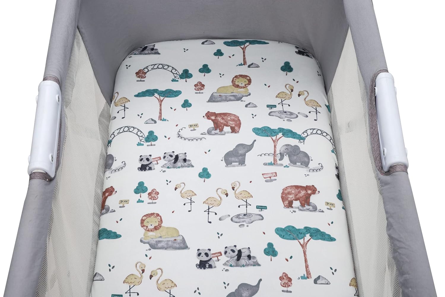 Onacosht Bassinet Sheets 4 Pack Undersea Print