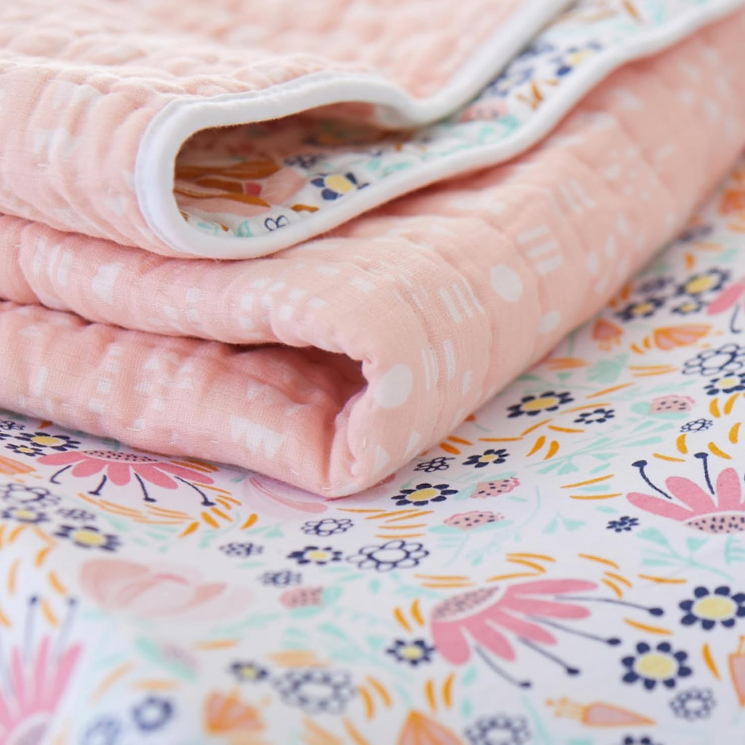 HonestBaby Organic Cotton Crib Sheet Set - Jumbo Leaf Sage One Size