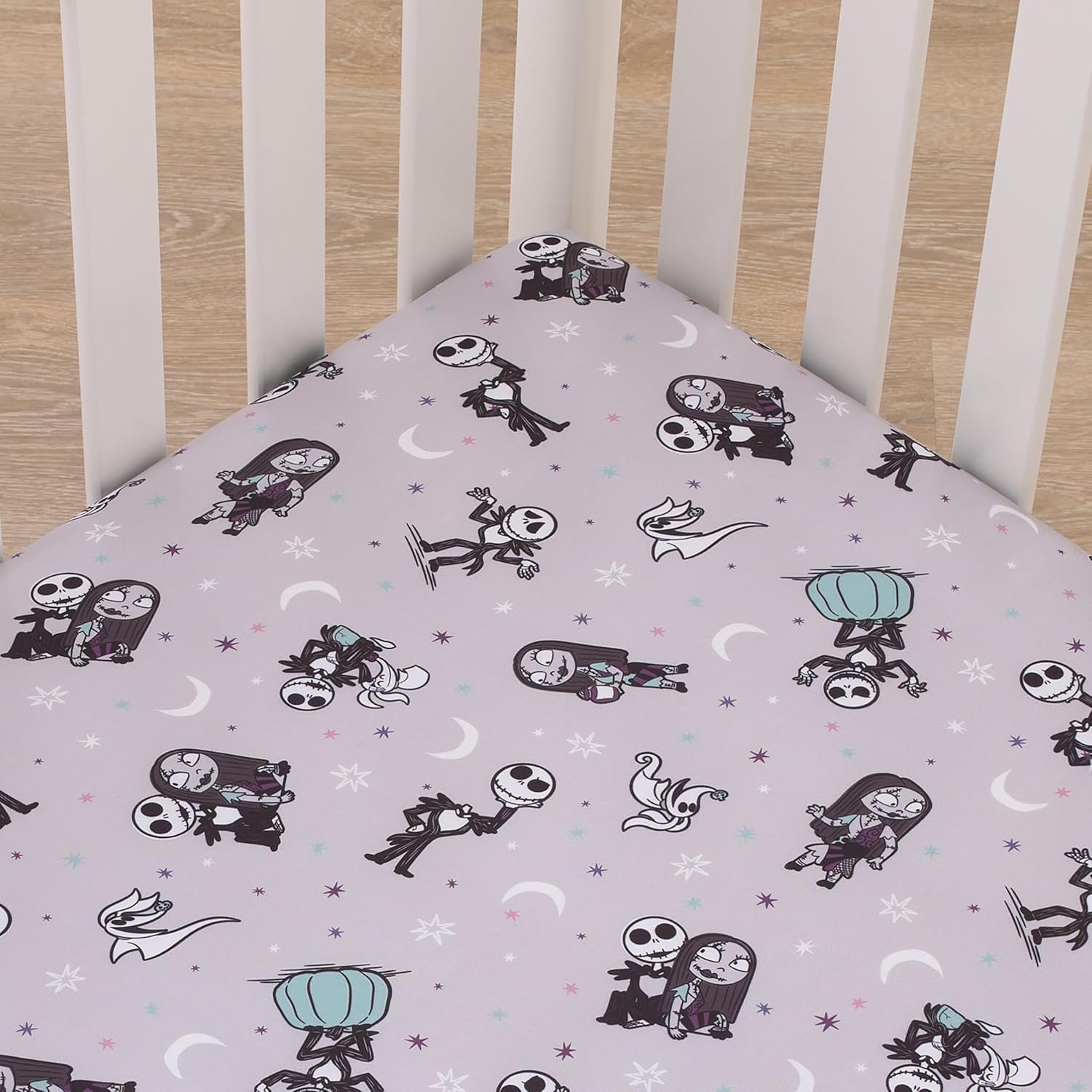 NoJo Disney Nightmare Before Christmas Mini Crib Sheet