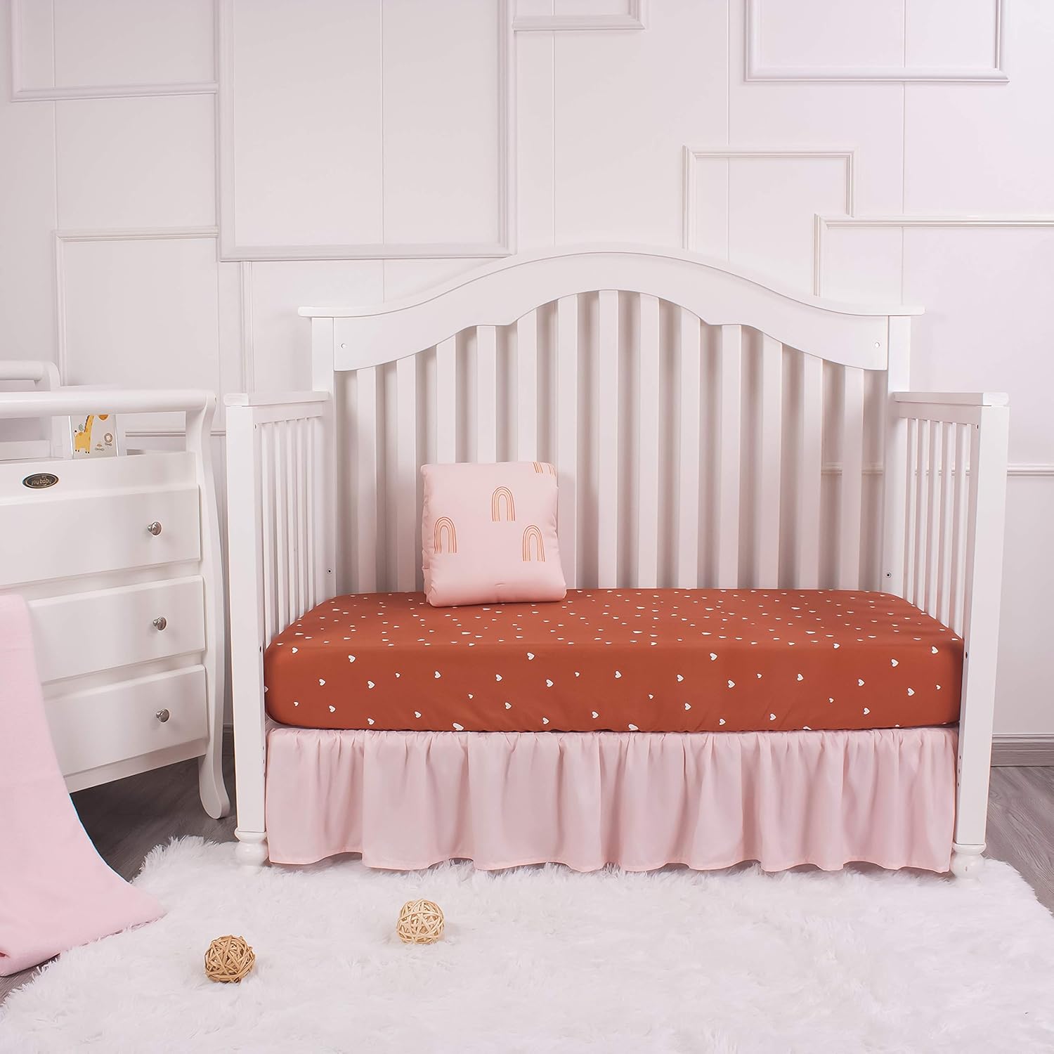 La Premura Boho Rainbow Baby Bedding Set 3 Piece