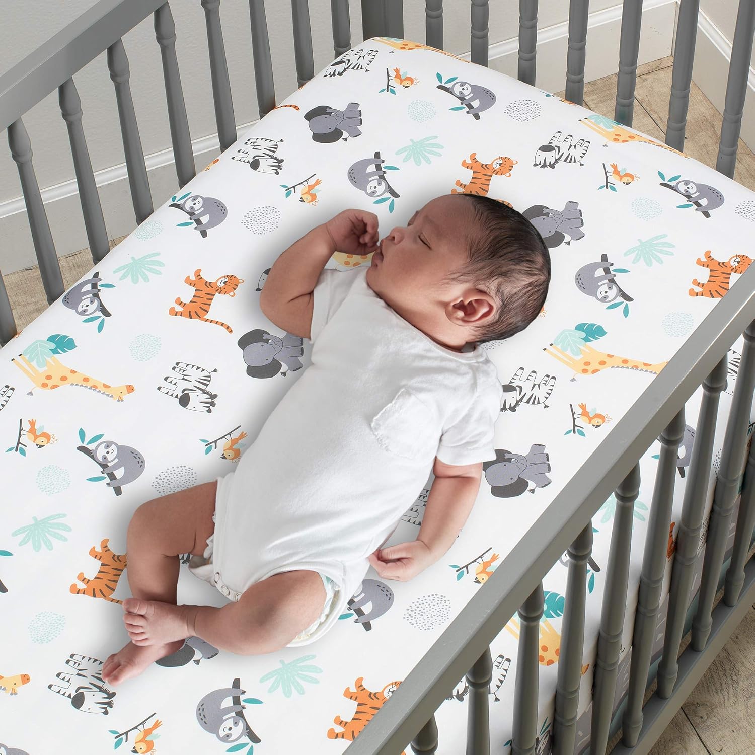 Bedtime Originals Mighty Jungle 3-Piece Crib Bedding Set 1