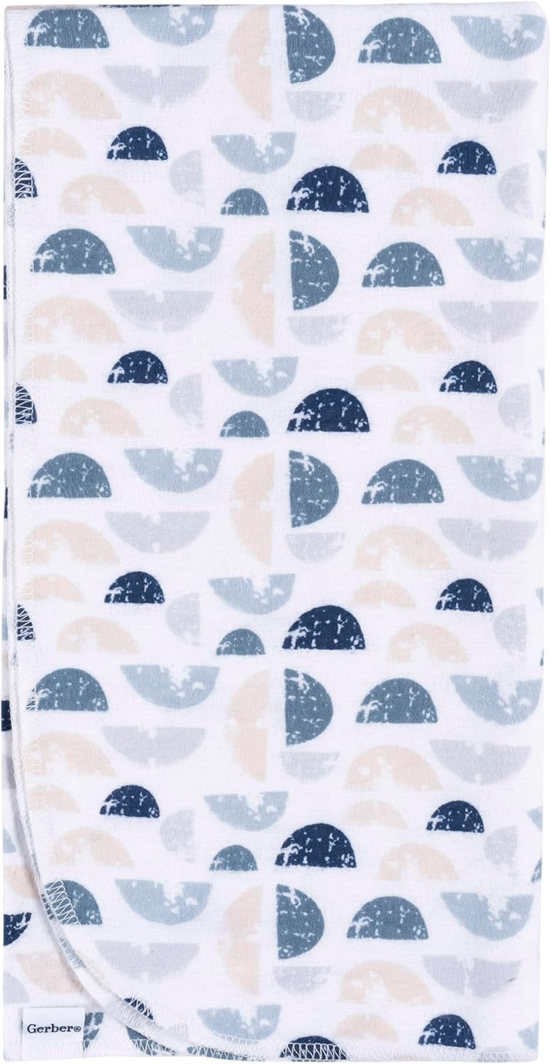 Gerber Unisex Flannel Receiving Blankets Pack of 4