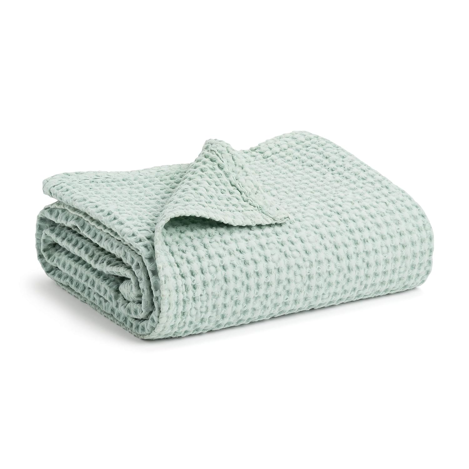 Simka Rose Waffle Blanket - Soft Cotton Swaddle for Newborns