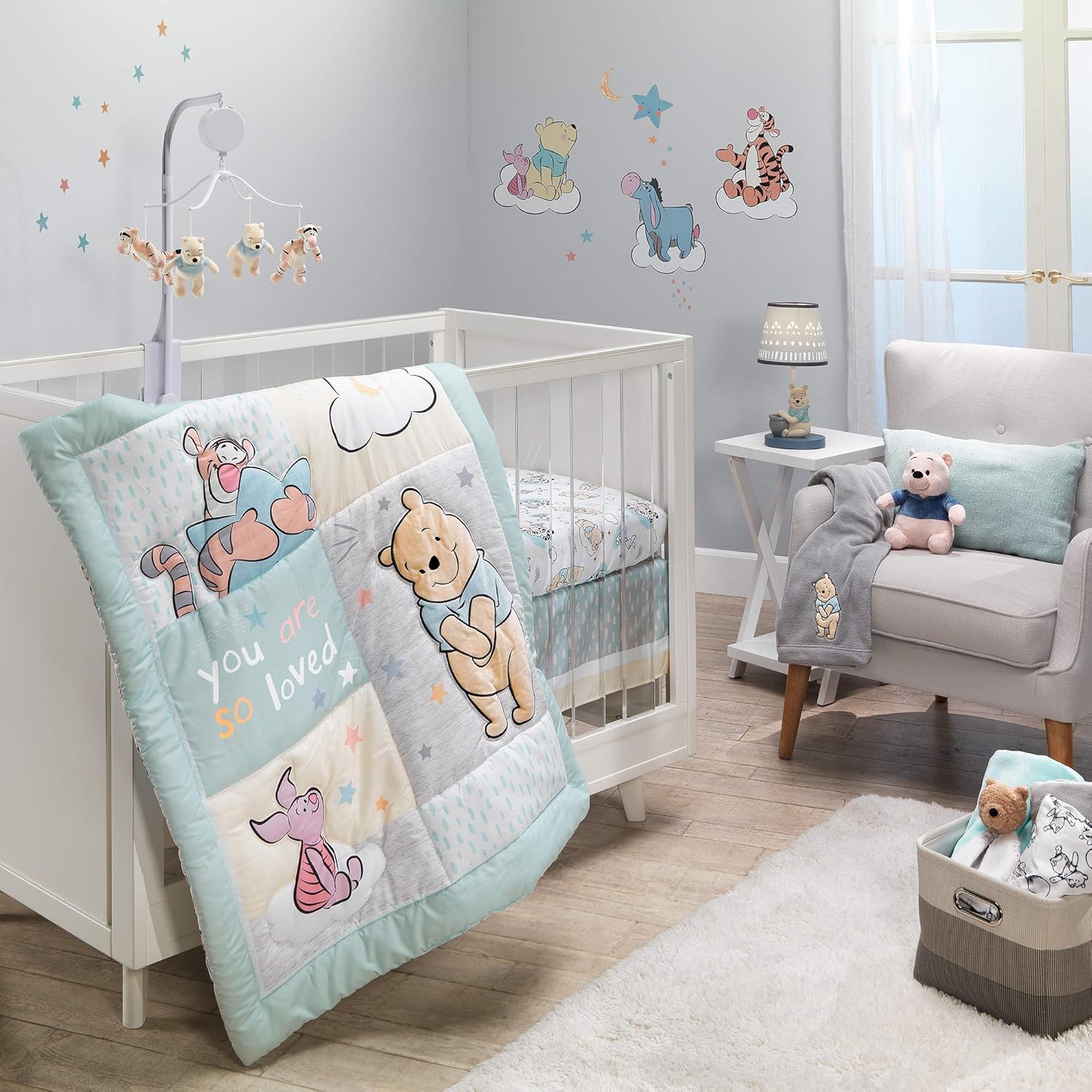 Lambs Ivy Disney Baby Winnie The Pooh Crib Sheet