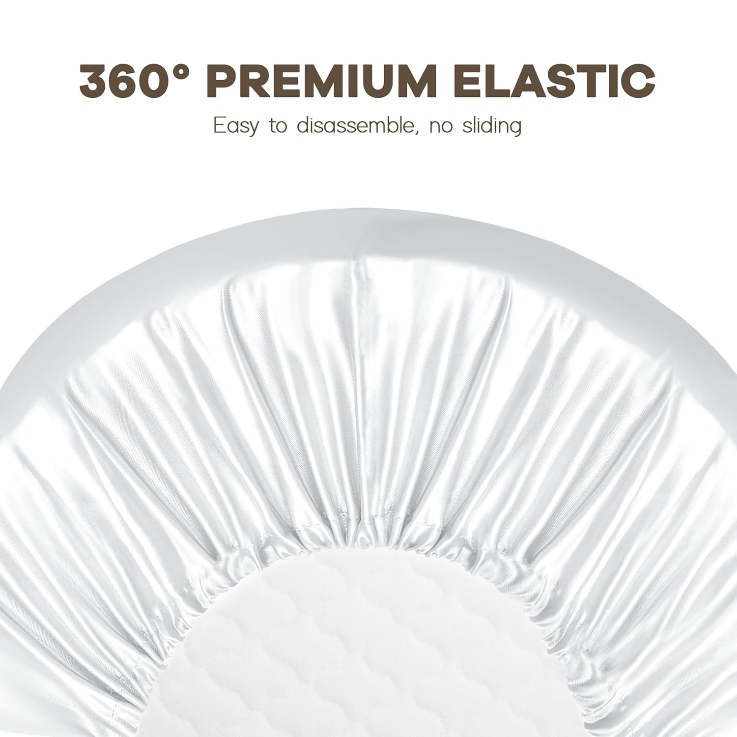 Pro Goleem Satin Crib Sheet 2 Pack for Baby