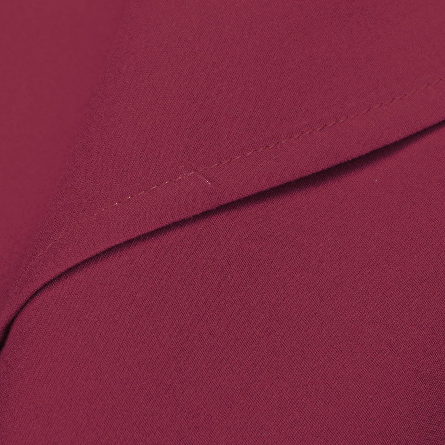 NTBAY Toddler Bedding Set - 4 Piece Wine Red 1