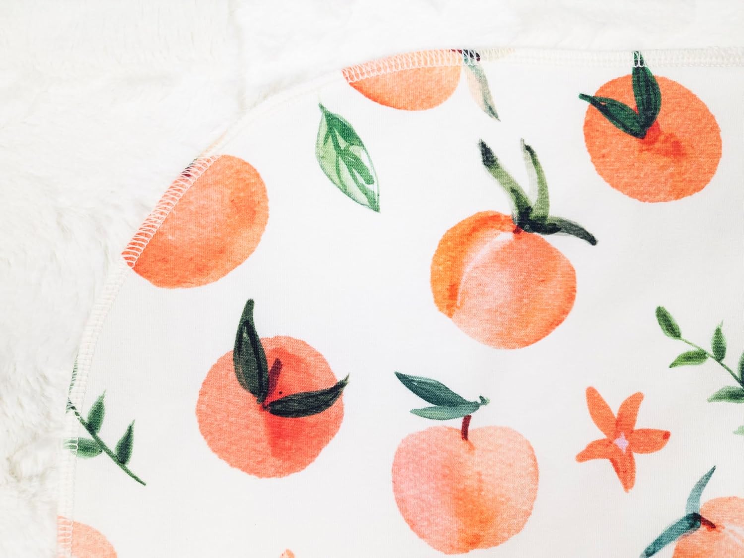 TeoBee Peach Swaddle and Headband Set 0-6 Months