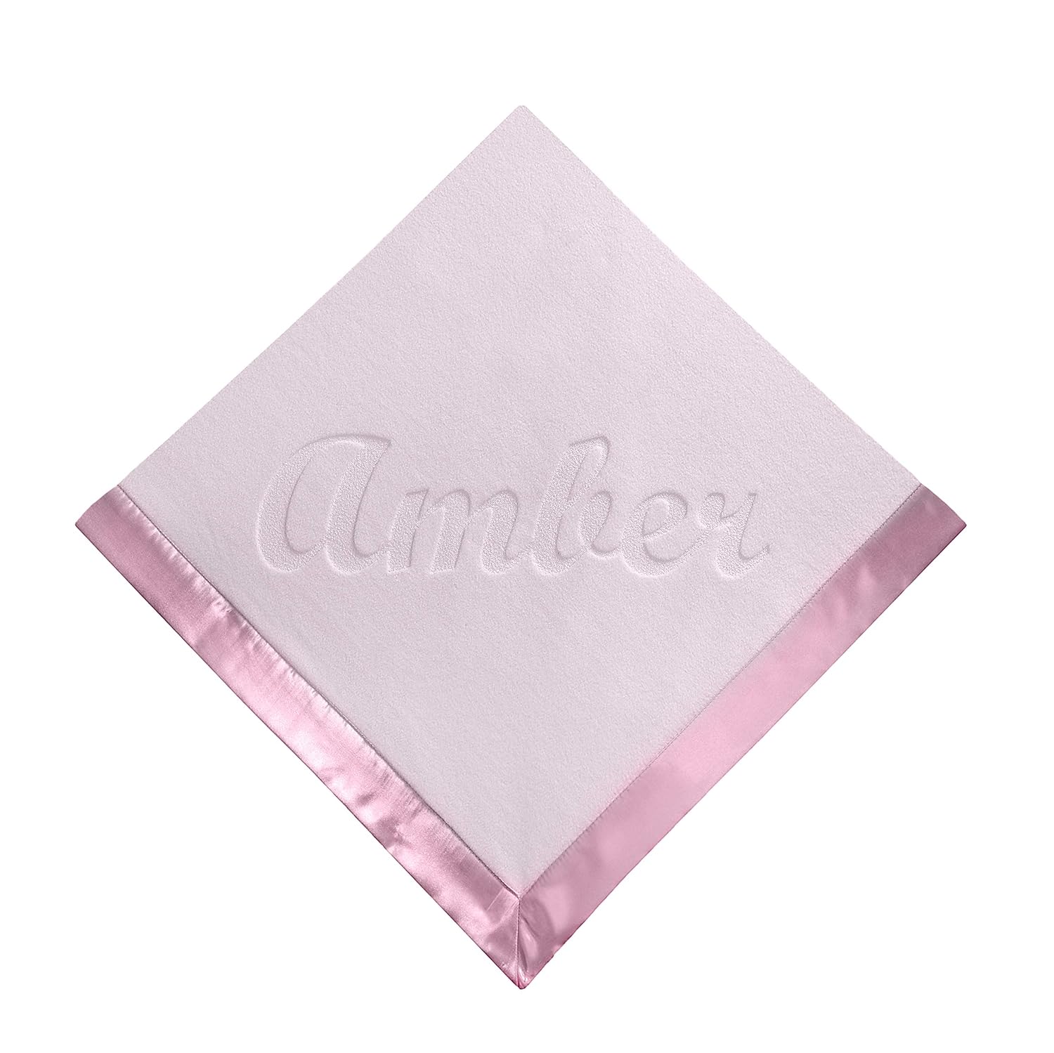 Custom Catch Personalized Baby Blanket - Pink Name Gift